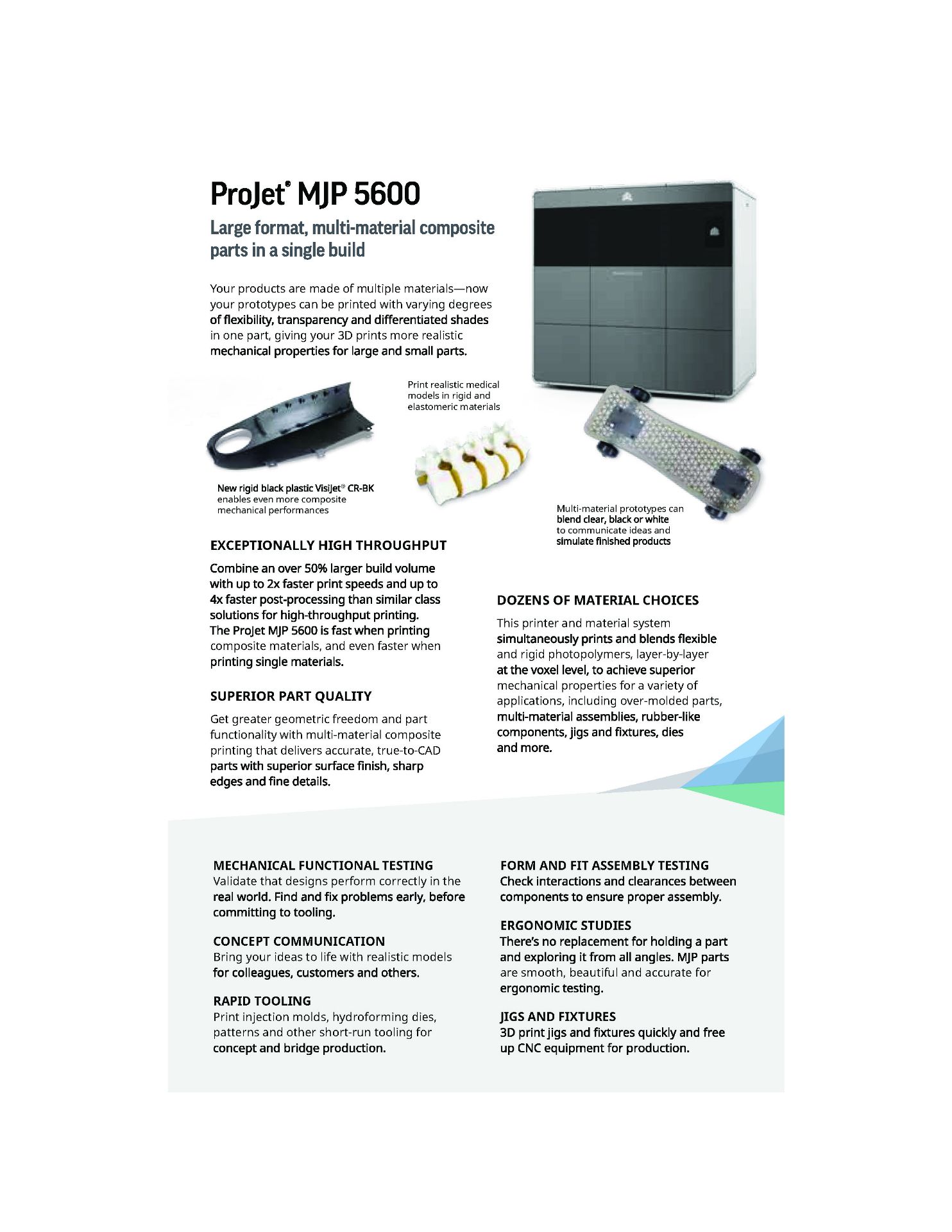 3D SYSTEMS ProJet MJP 5600 Composite Multi-Material 3D Printer, Used For Demo Only - Image 6 of 7