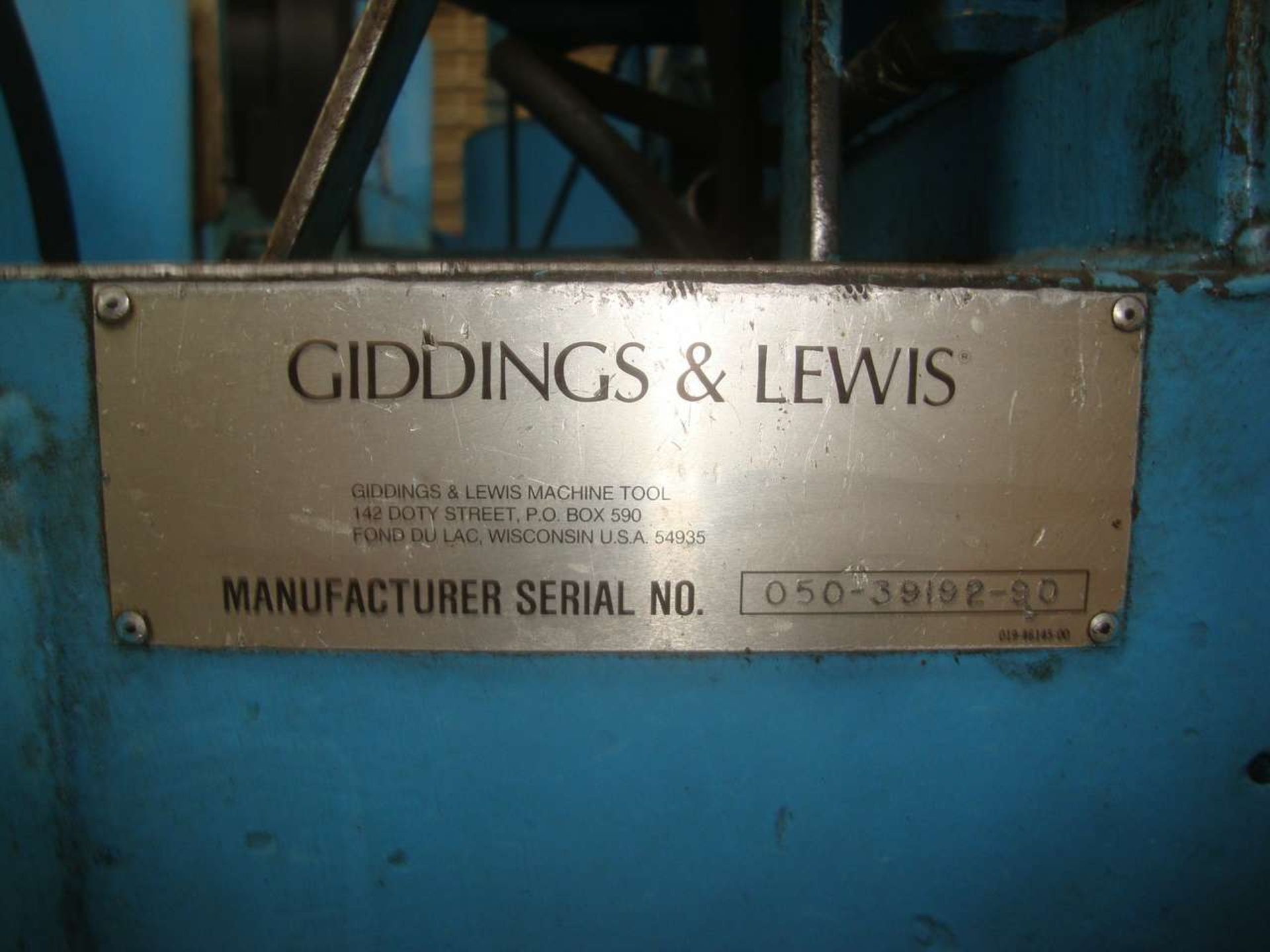 Giddings & Lewis 36 CNC Vertical Boring Mill - Image 7 of 12