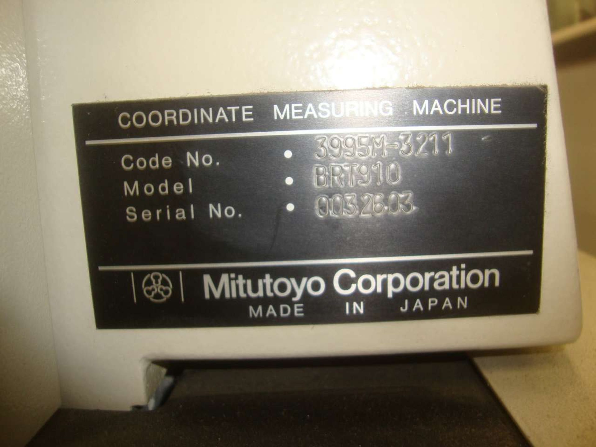 Mitutoyo Bright BRT910 CMM - Image 5 of 5