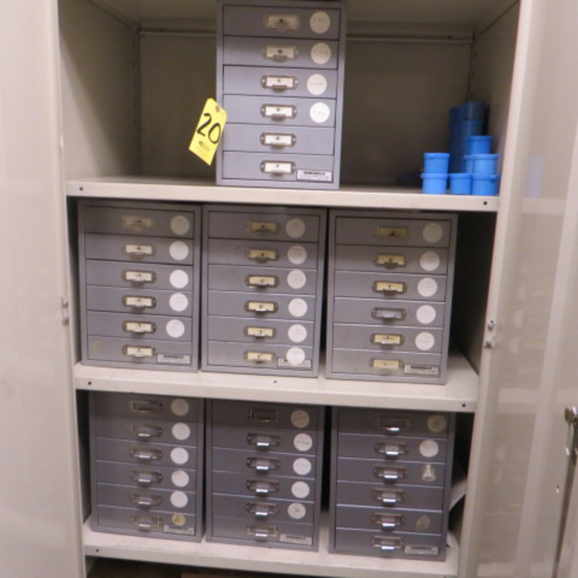 7-NUMERIDEX 6-DRAWER CABINETS