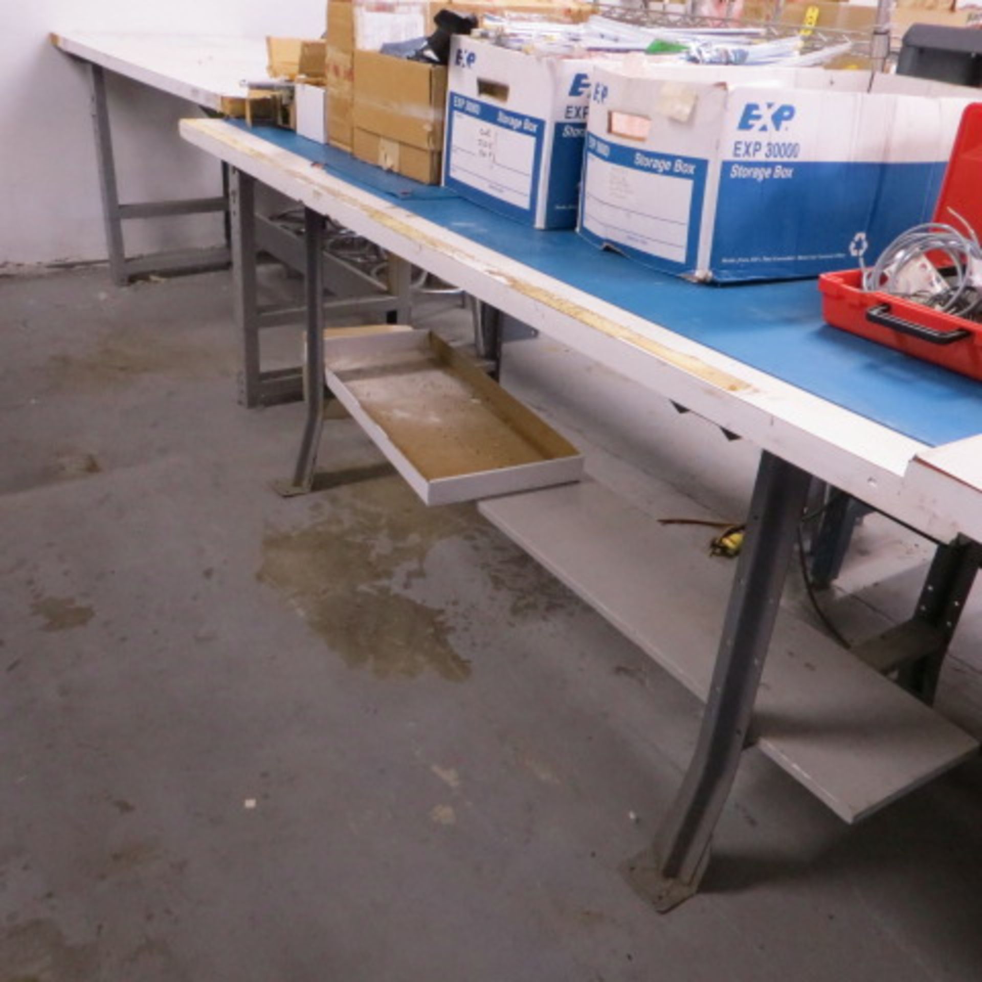 (3) 30X72 & 36X84 ELECTRONIC ASSEMBLY BENCHES - Image 2 of 3