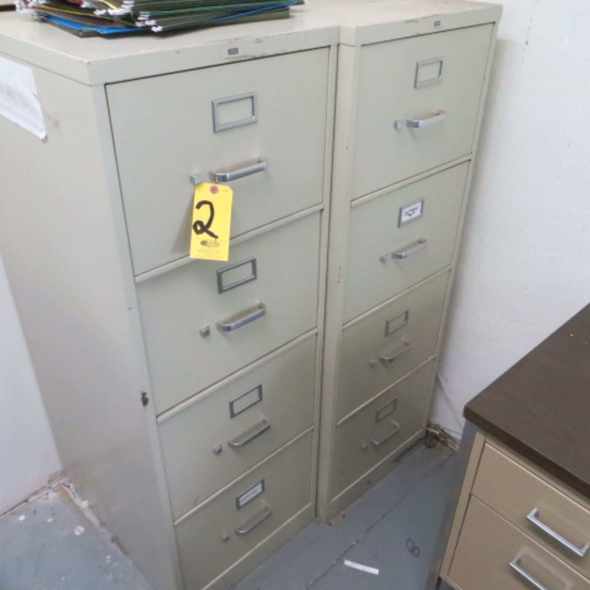 (2) 4-DRAWER LEGAL FILE CABS