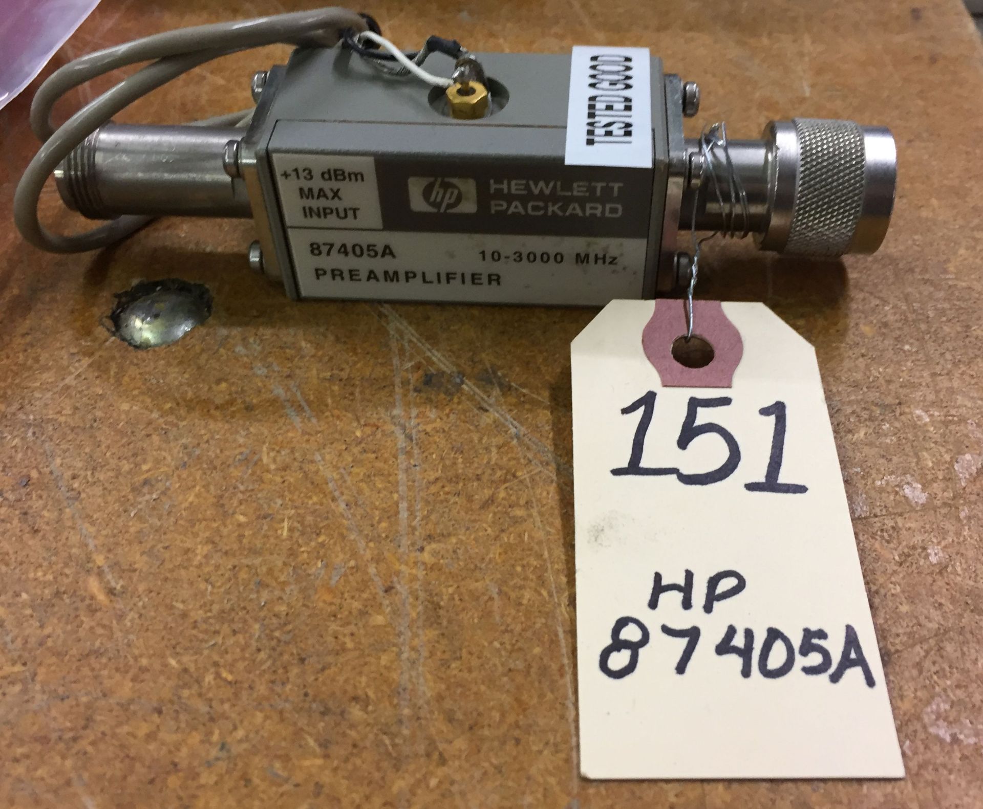 HP 87405A Preamplifier