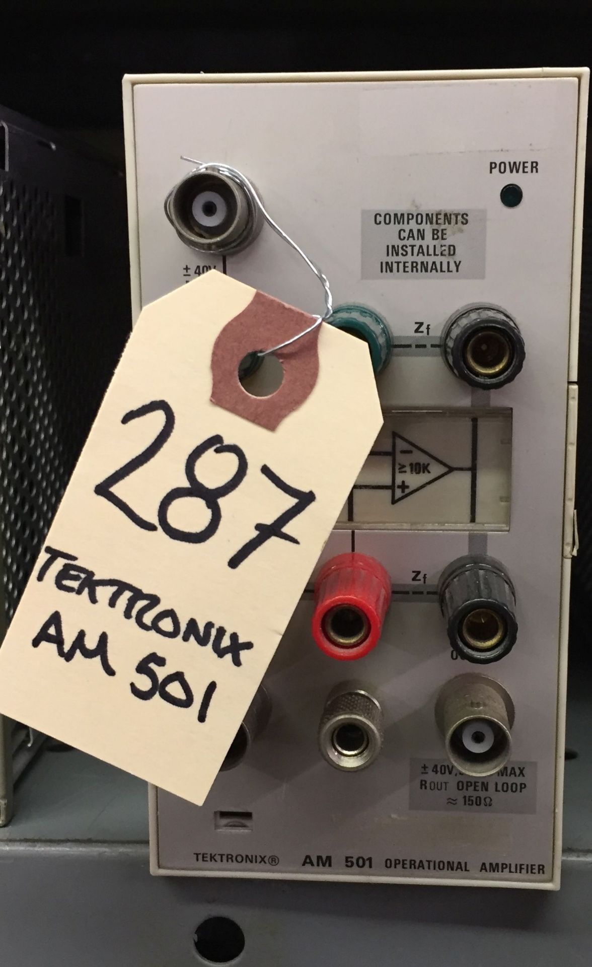 Tektronix AM501 Operational Amplifier Module