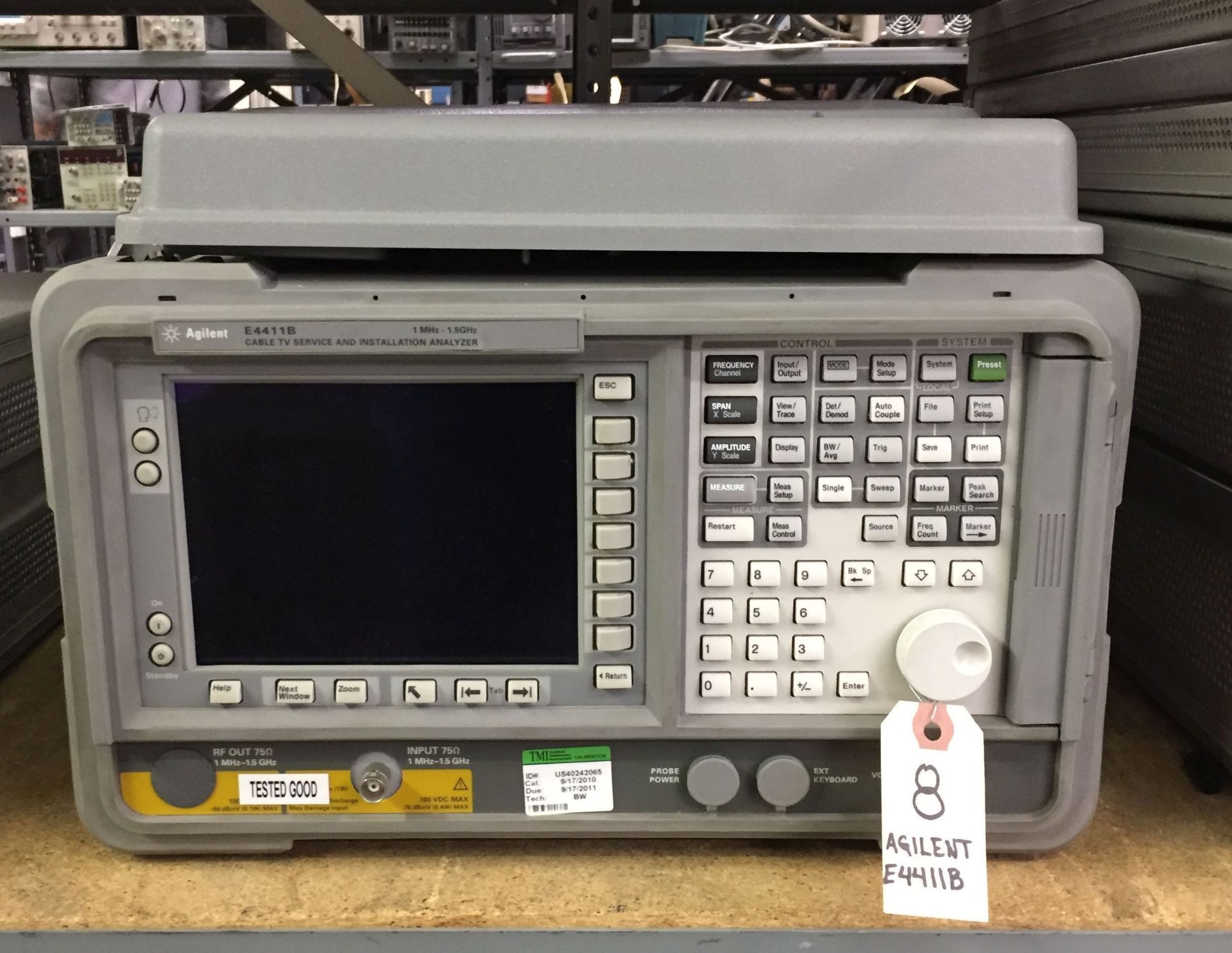 Agilent E4411B Opt H0B Cable TV Service Analyzer