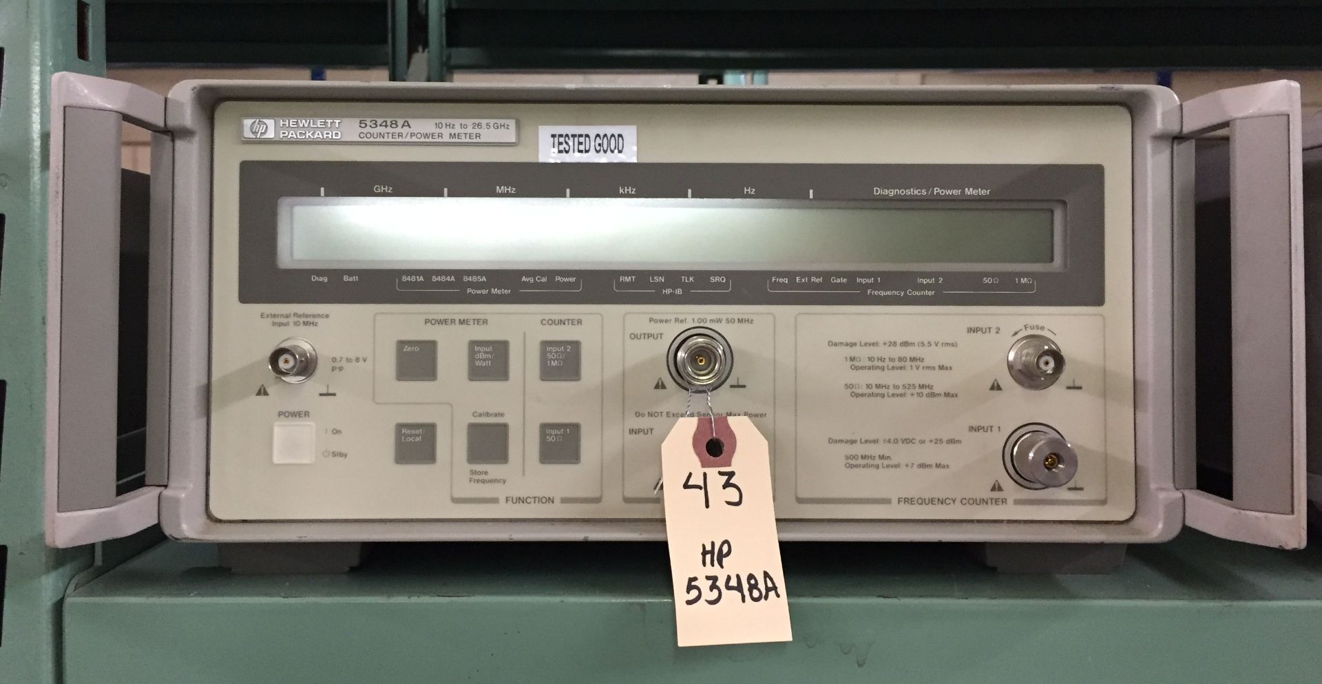 HP 5348A Microwave Counter / Power Meter