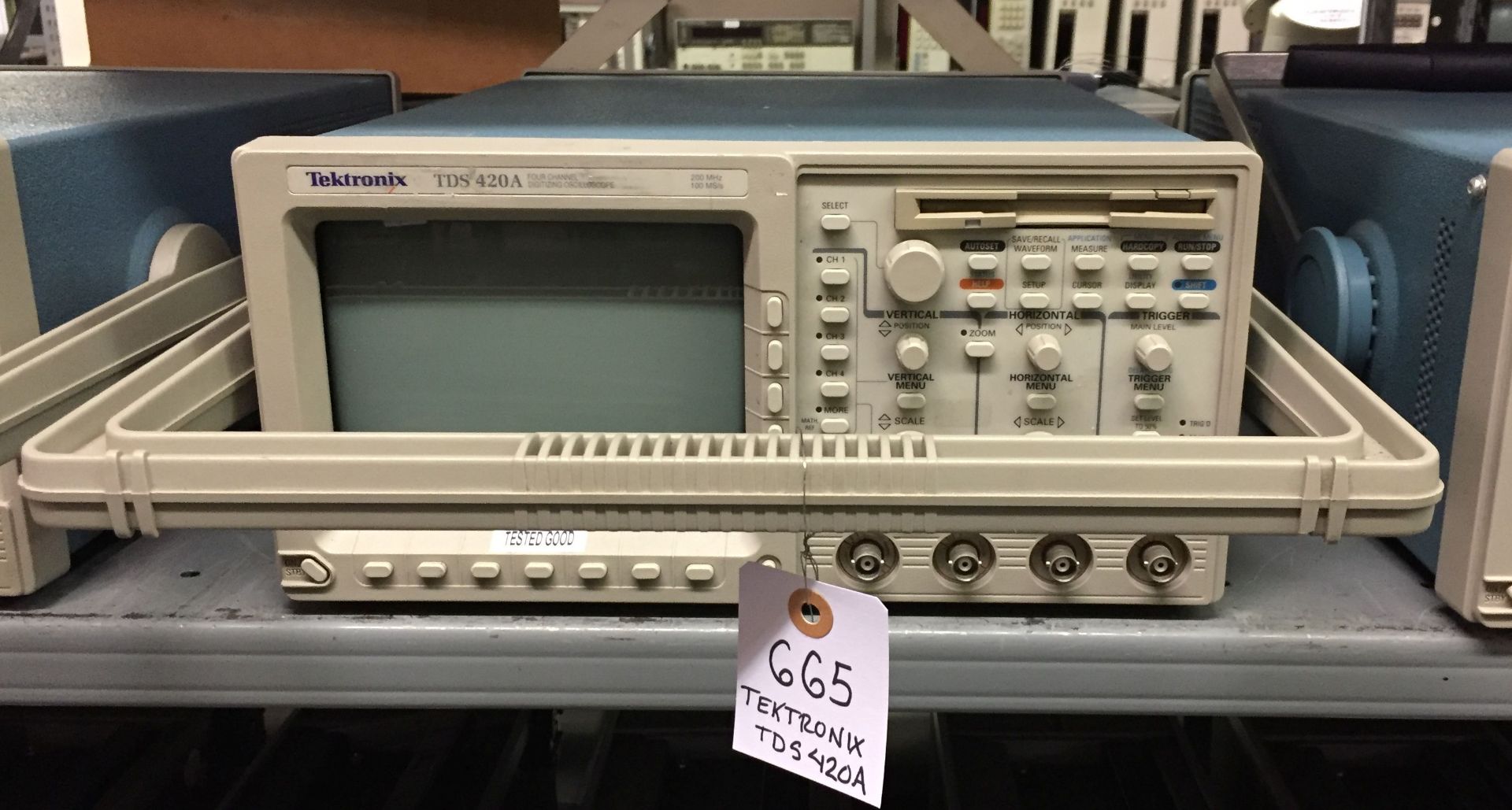 Tektronix TDS420A Opt 05 4CH Digitizing Oscilloscope