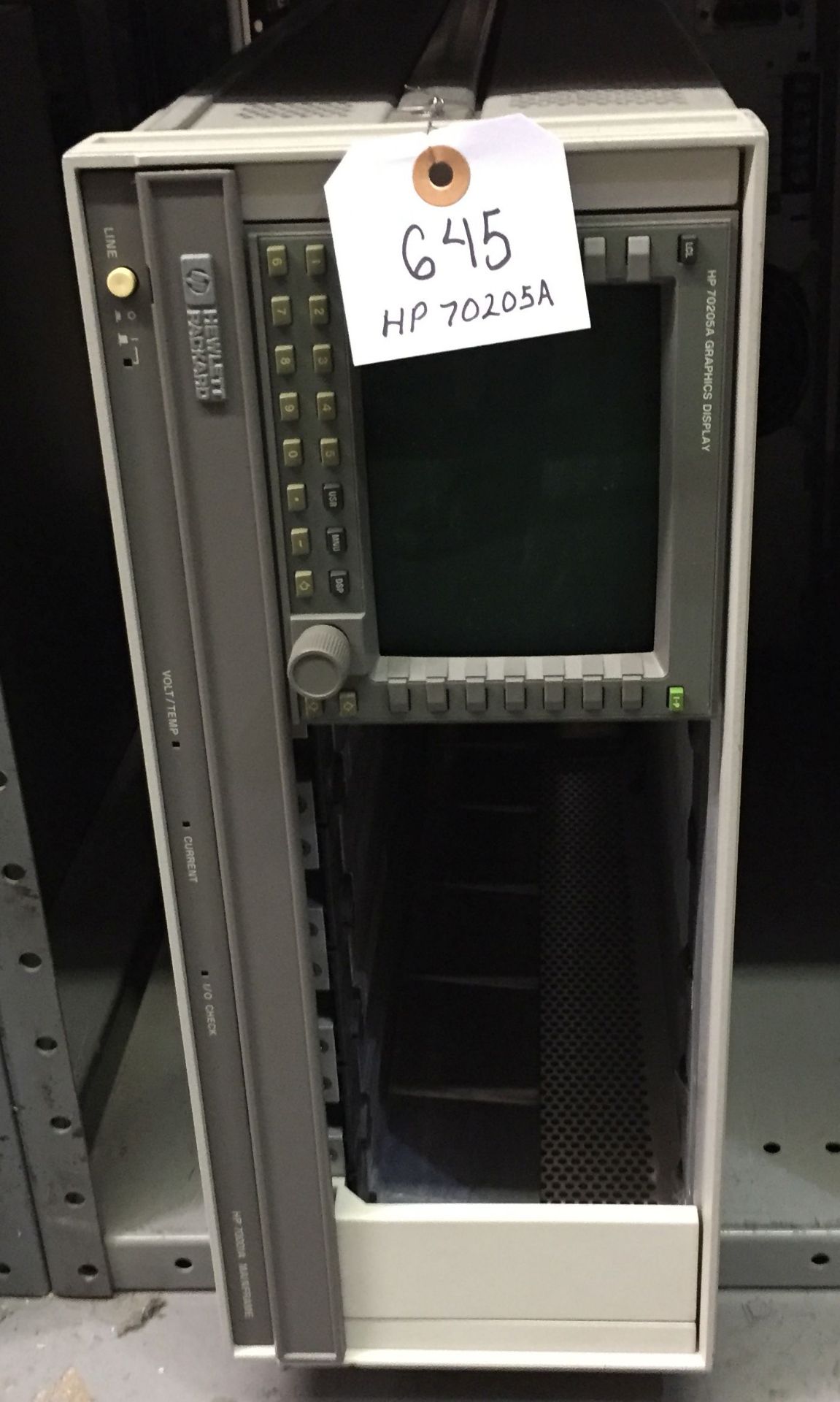 HP 70001A Mainframe + HP 70205A Graphics Display