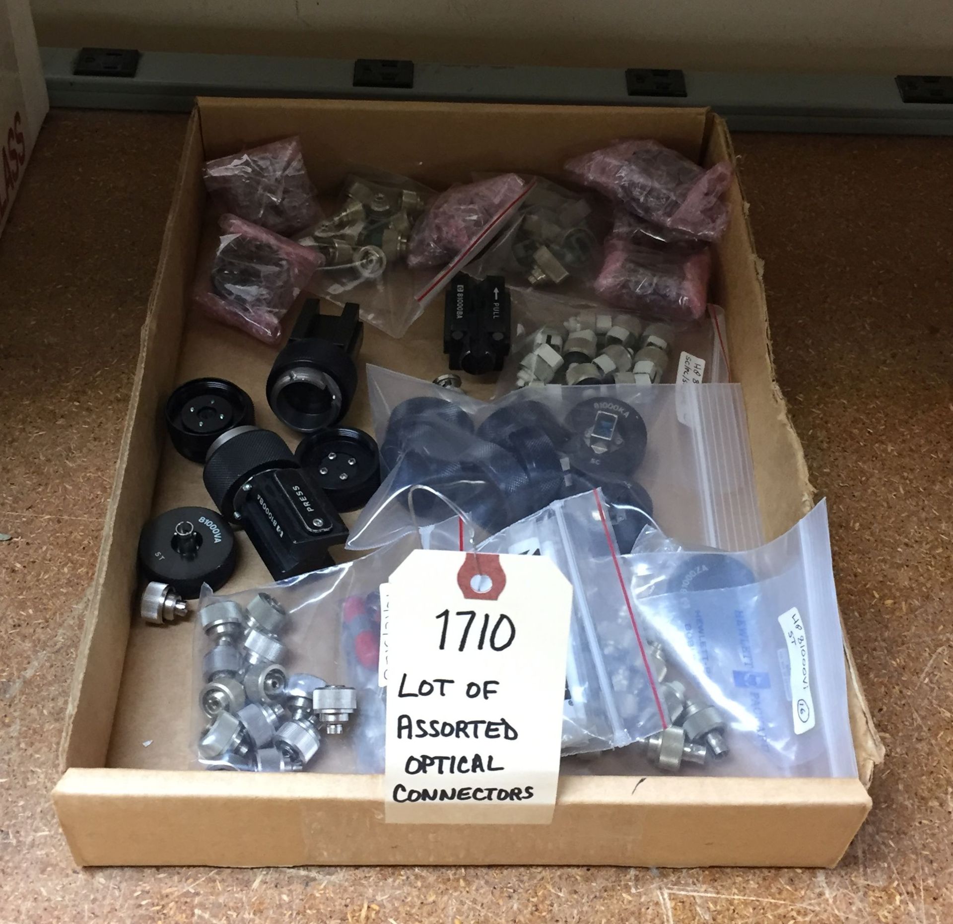 Lot of Assorted Optical Connectors