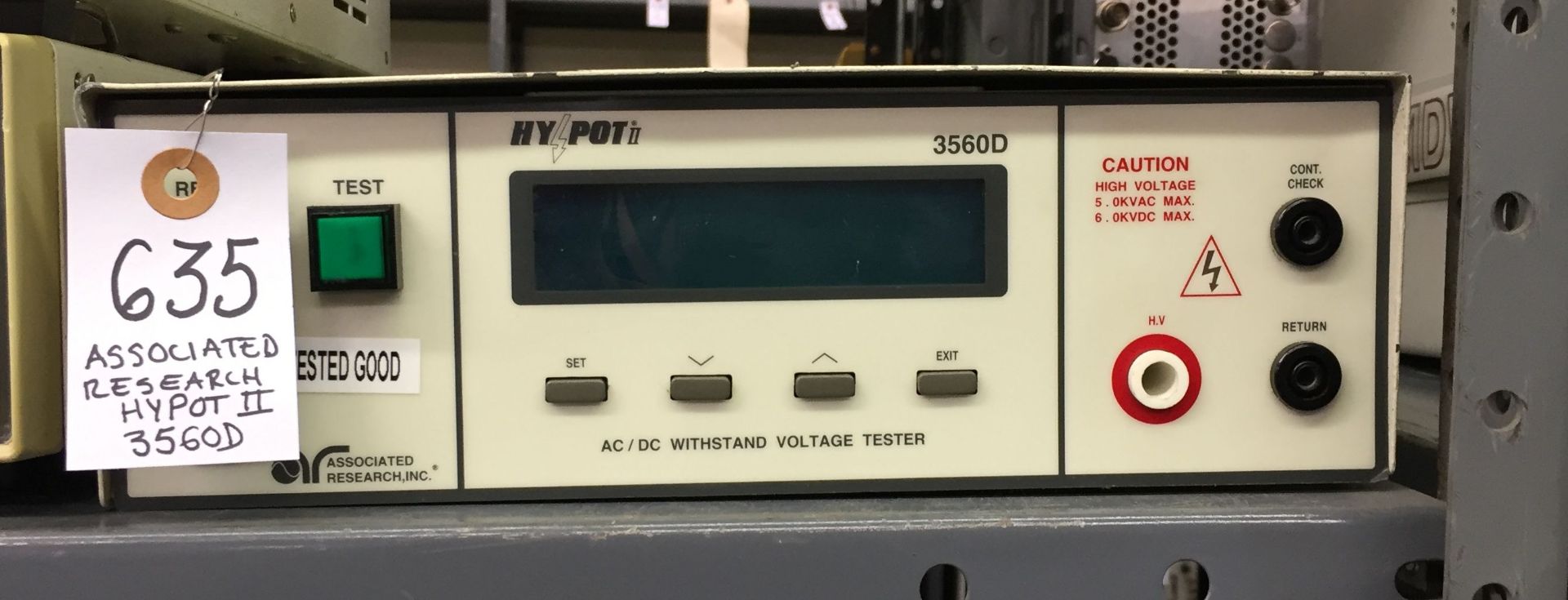 Associated Research 3560D Hypot II AC/DC Withstand Voltage Tester