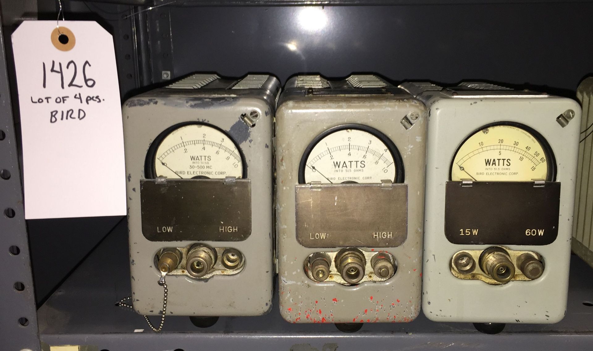 Lot of Bird ME-11/U + (2) Bird 61 Wattmeters