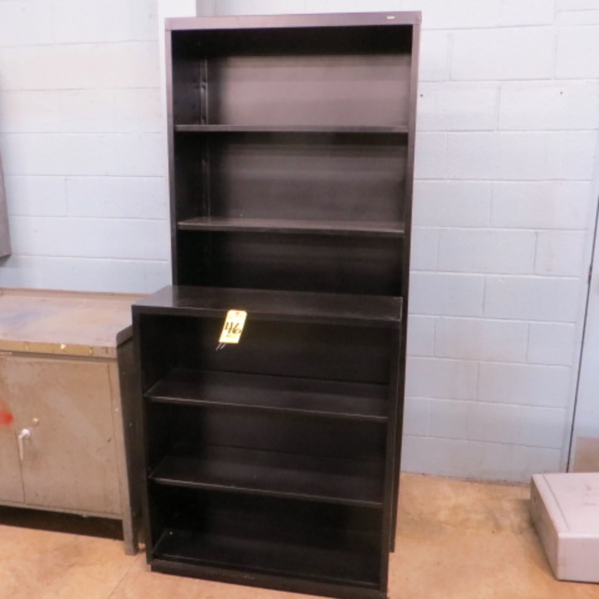 6-1/2 & 3-1/2 FT METAL BOOK CASES