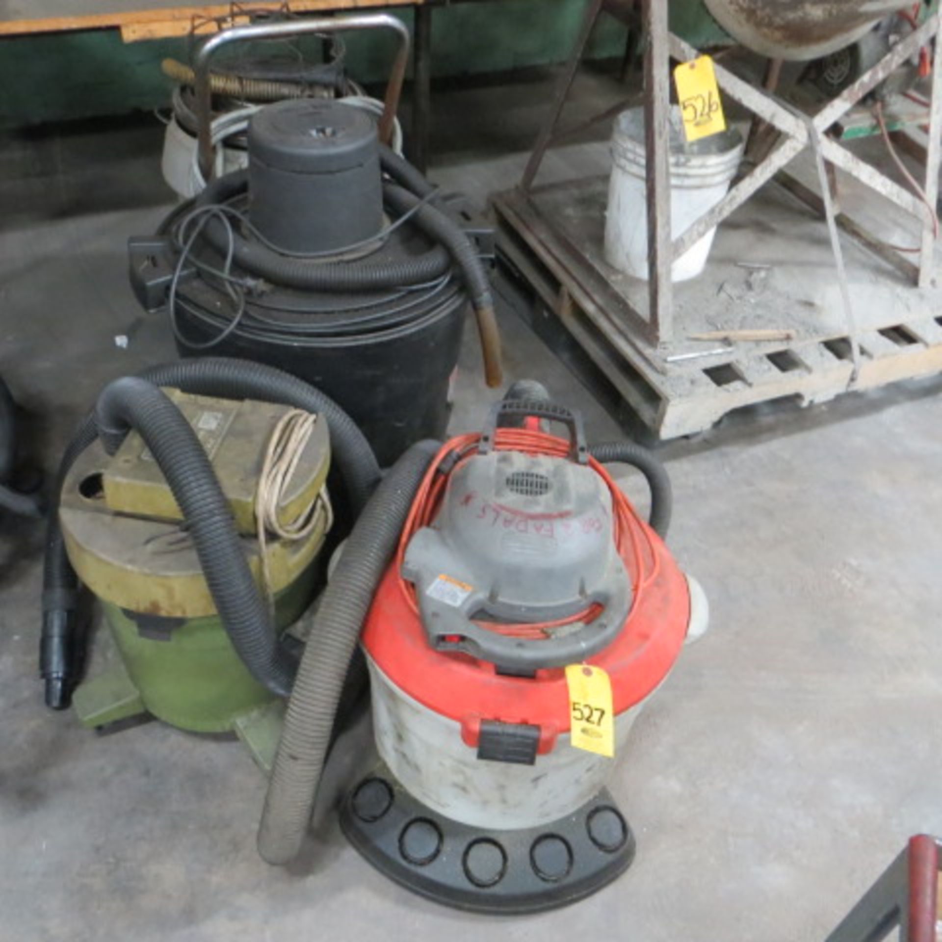 (4) ASSORTED VACUUMS