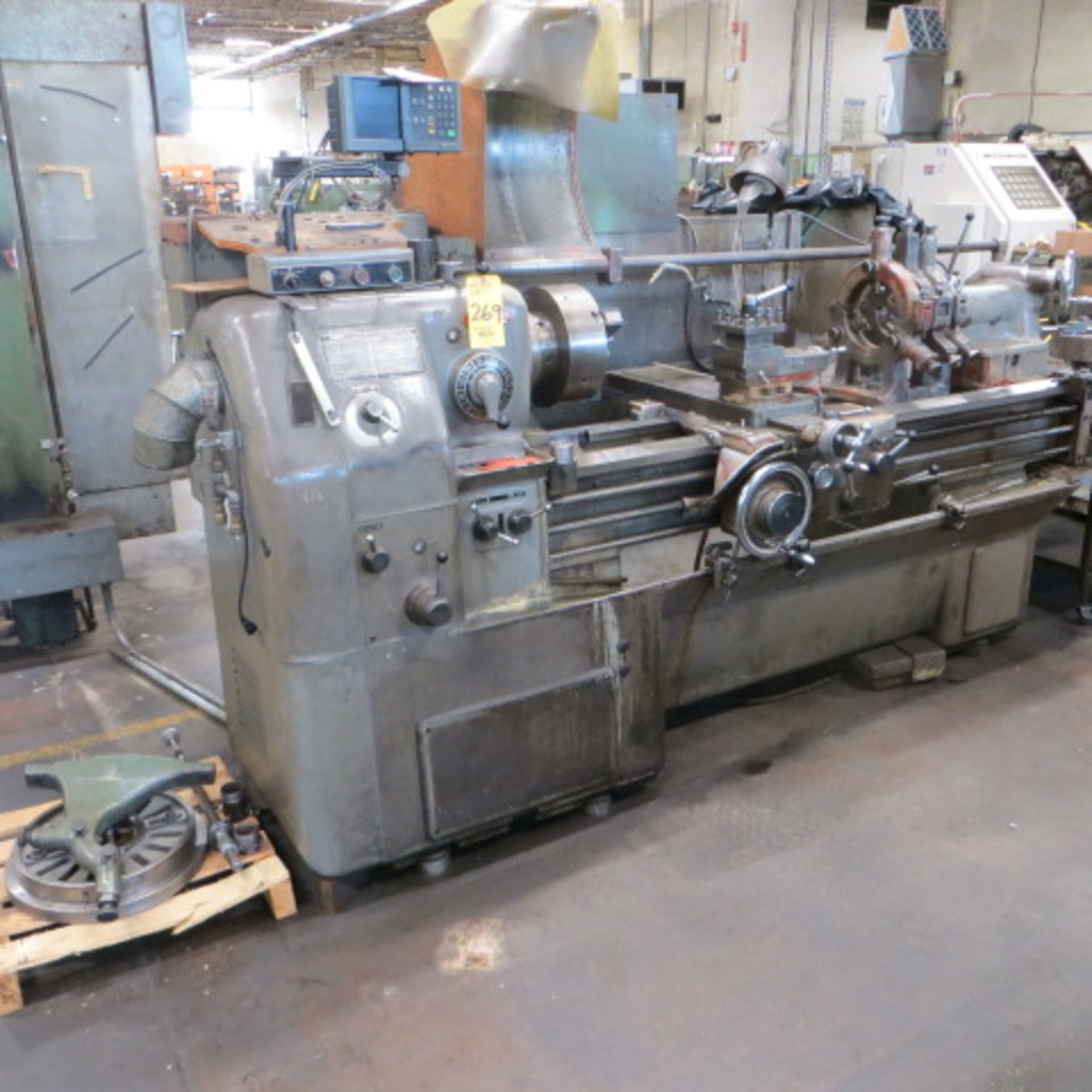 DONG YANG L-S ENGINE LATHE, S/N DY45095 22 IN SWING X 60 IN CC
