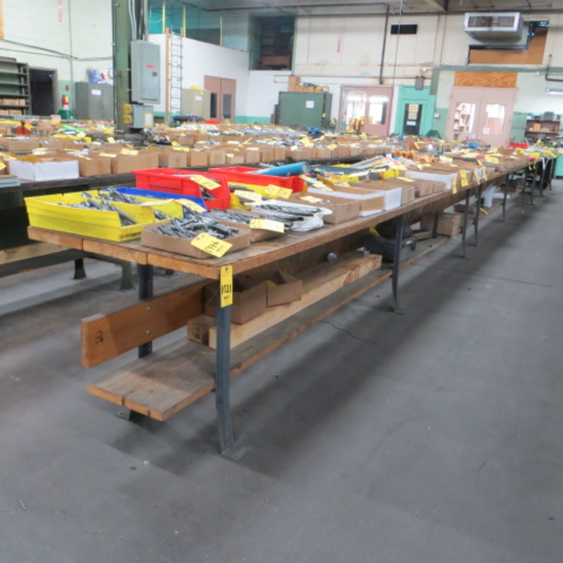 (2) 16 FT WORK BENCHES