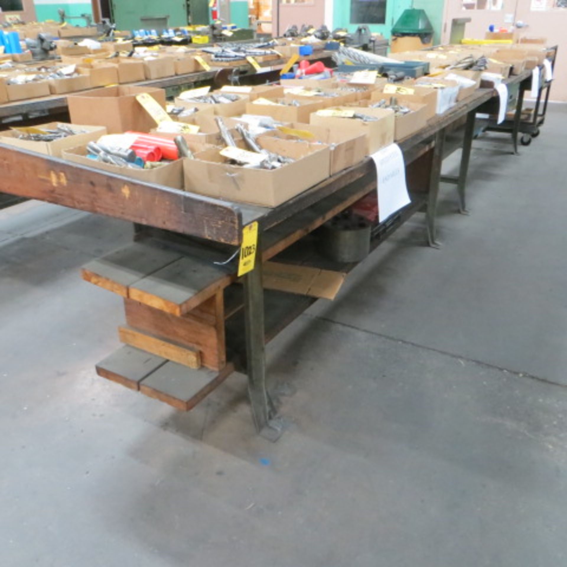 (2) 8 FT WORK BENCHES
