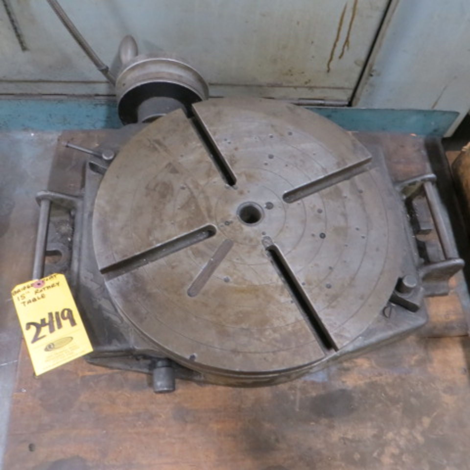 15 IN T-SLOT ROTARY TABLE