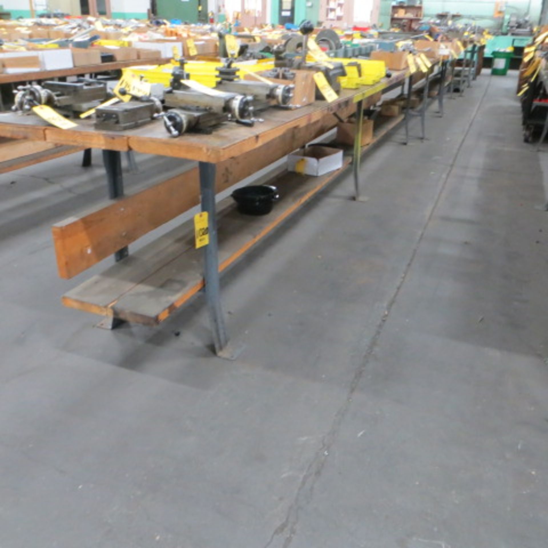 (2) 16 FT WORK BENCHES