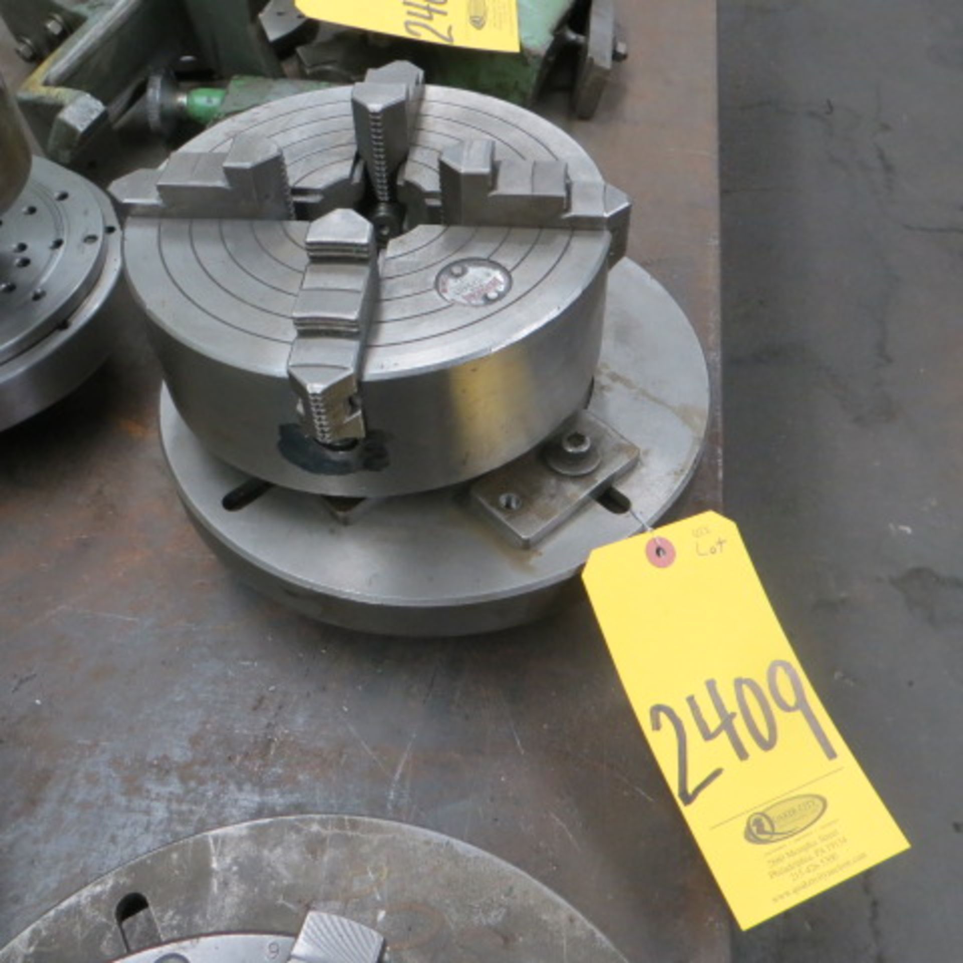 8 IN 4-JAW CHUCK AND FACE PLATE