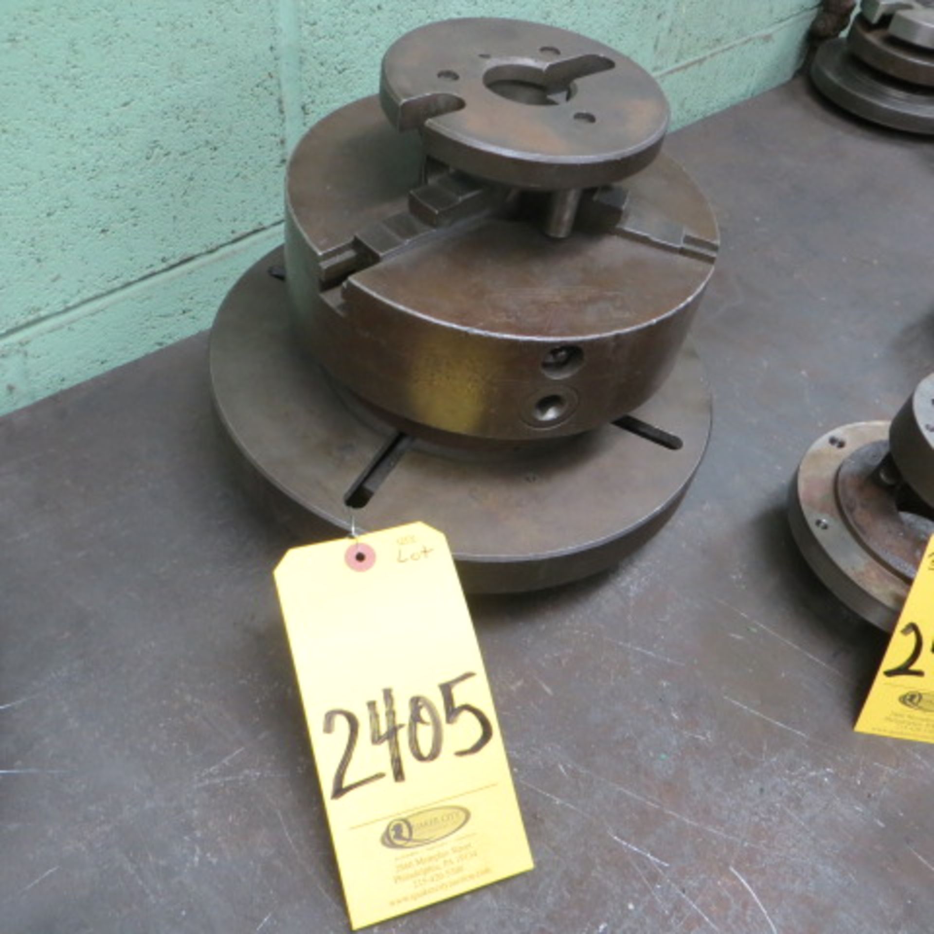 3-JAW CHUCK, FACE PLATE & SPACER