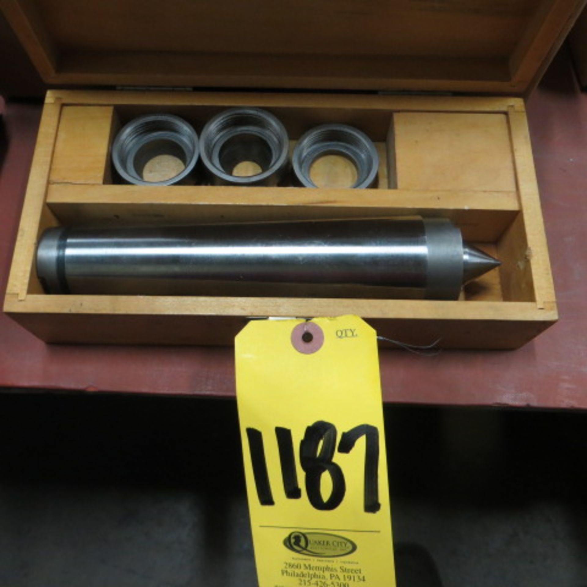 (1) DEAD CENTER SET #5 MORSE TAPER