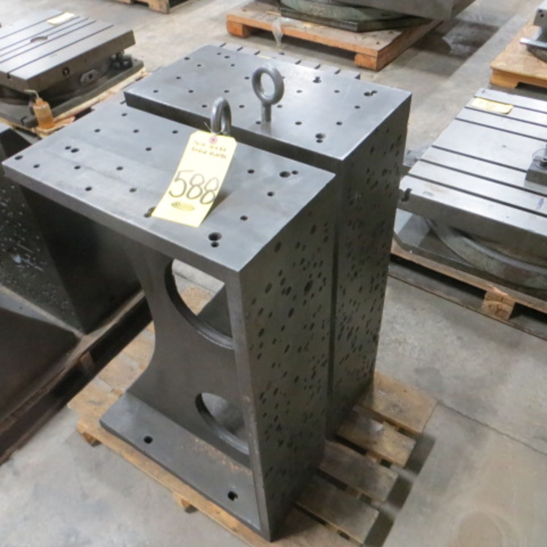 PAIR OF 10 INCH X 36 INCH ANGLE PLATES