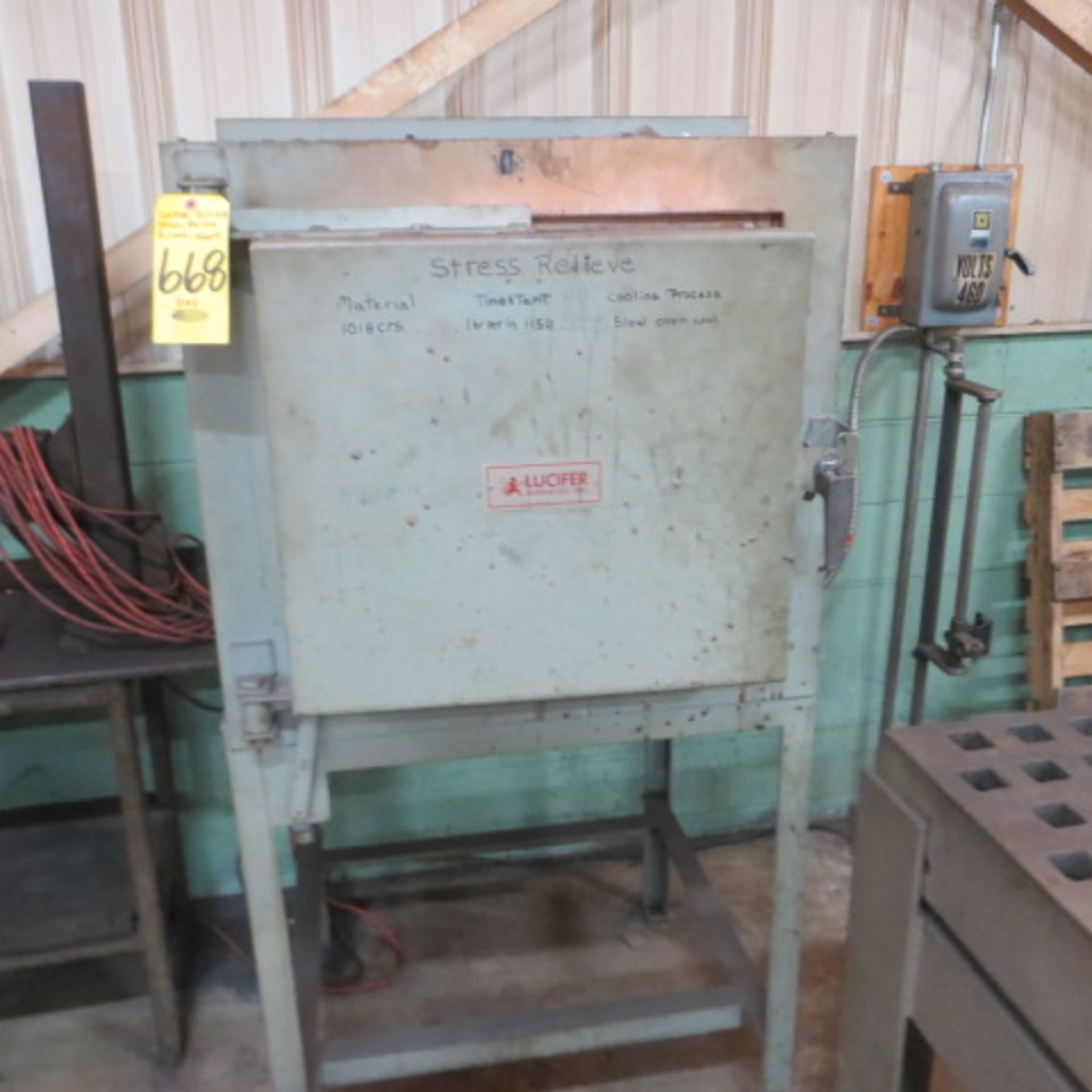 LUCIFER DL7-018 ELECTRIC STRESS RELIEF FURNACE, S/N 5084