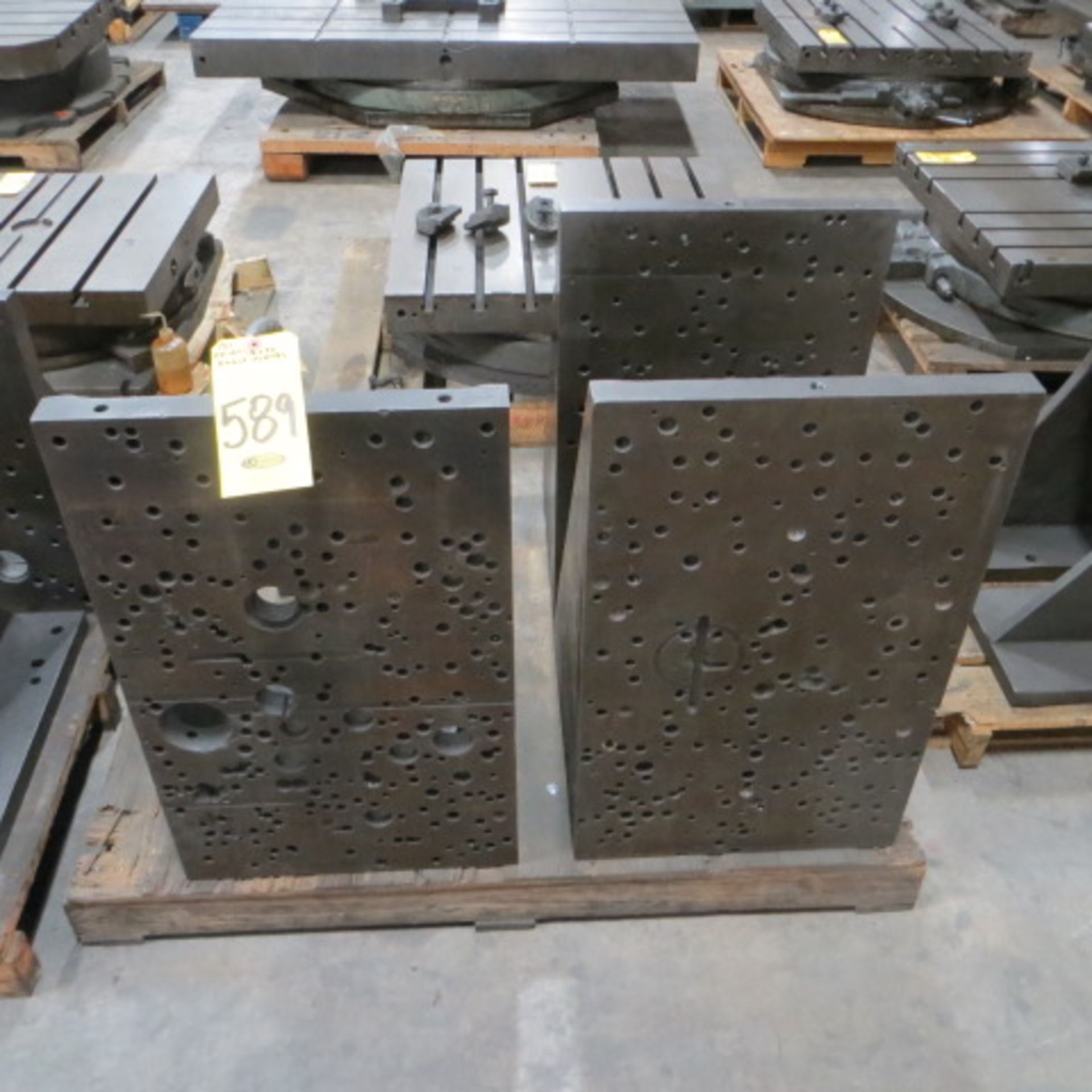 (3) 18 INCH X 30 INCH ANGLE PLATES