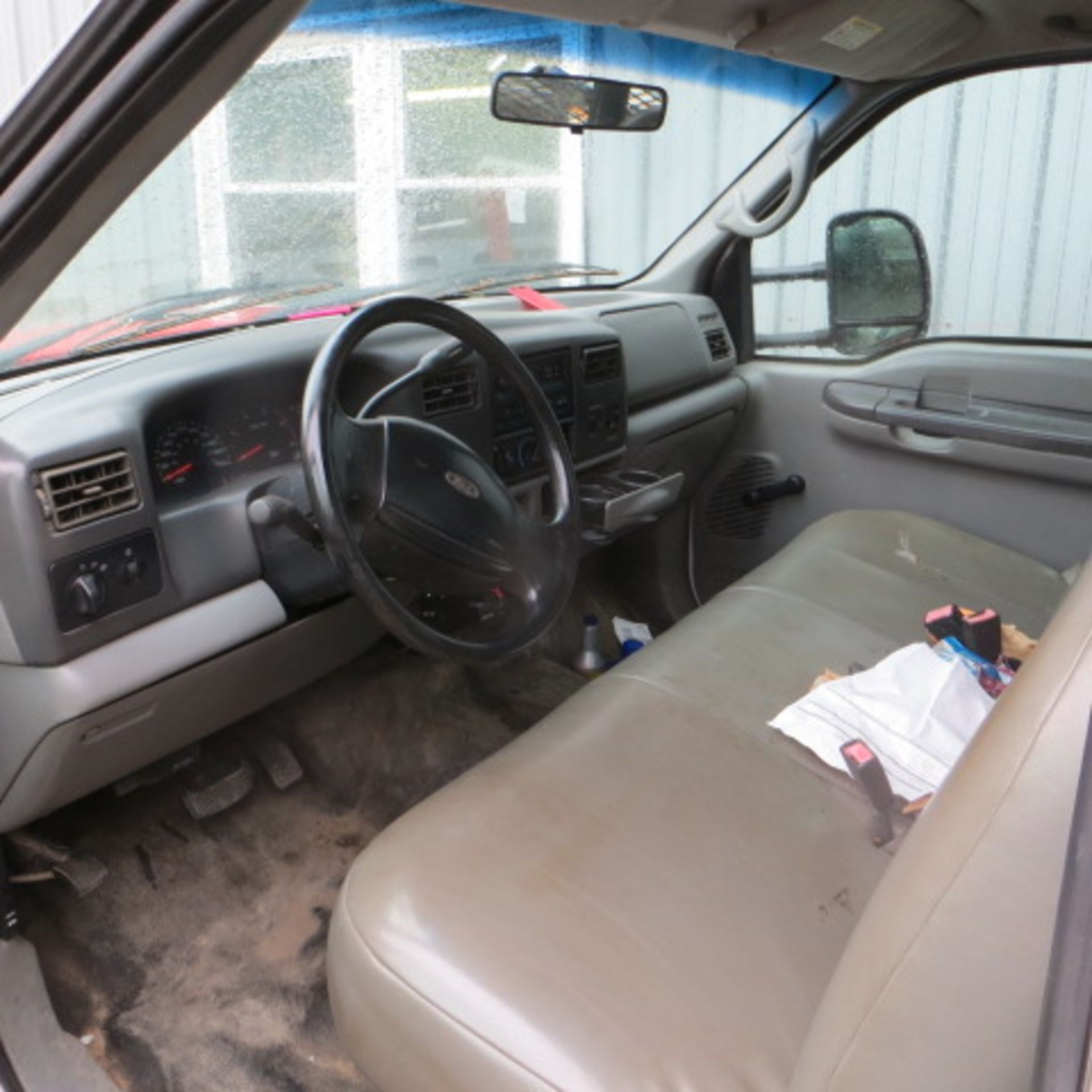 2002 FORD F-450 XLT Super Duty Power Stroke V8 Diesel Dually Stakebody Truck, Gooseneck Bed Hitch - Image 3 of 7