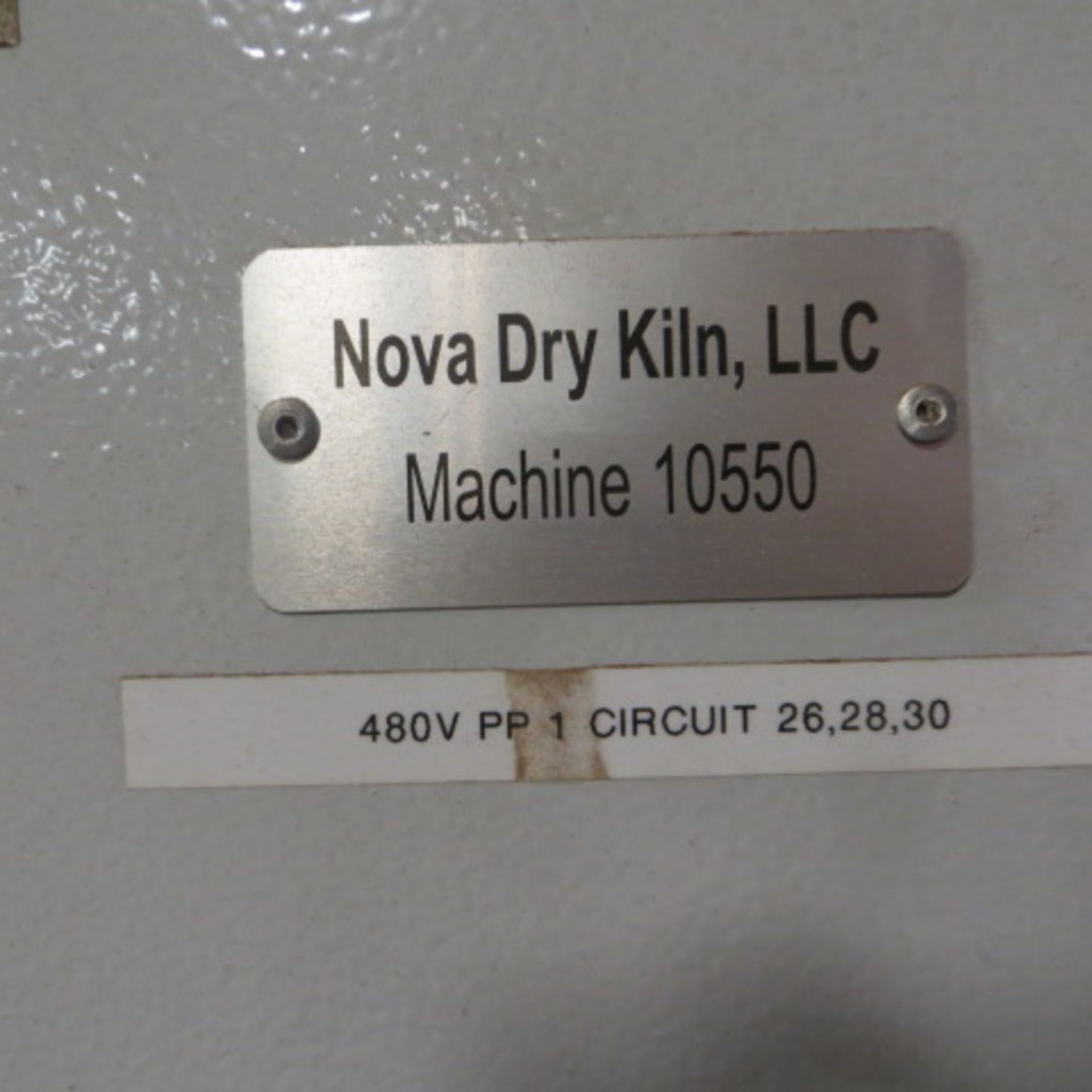 NOVA DRY KILN KDK-12600 Dry Kiln, S/N 10550 - Image 3 of 9