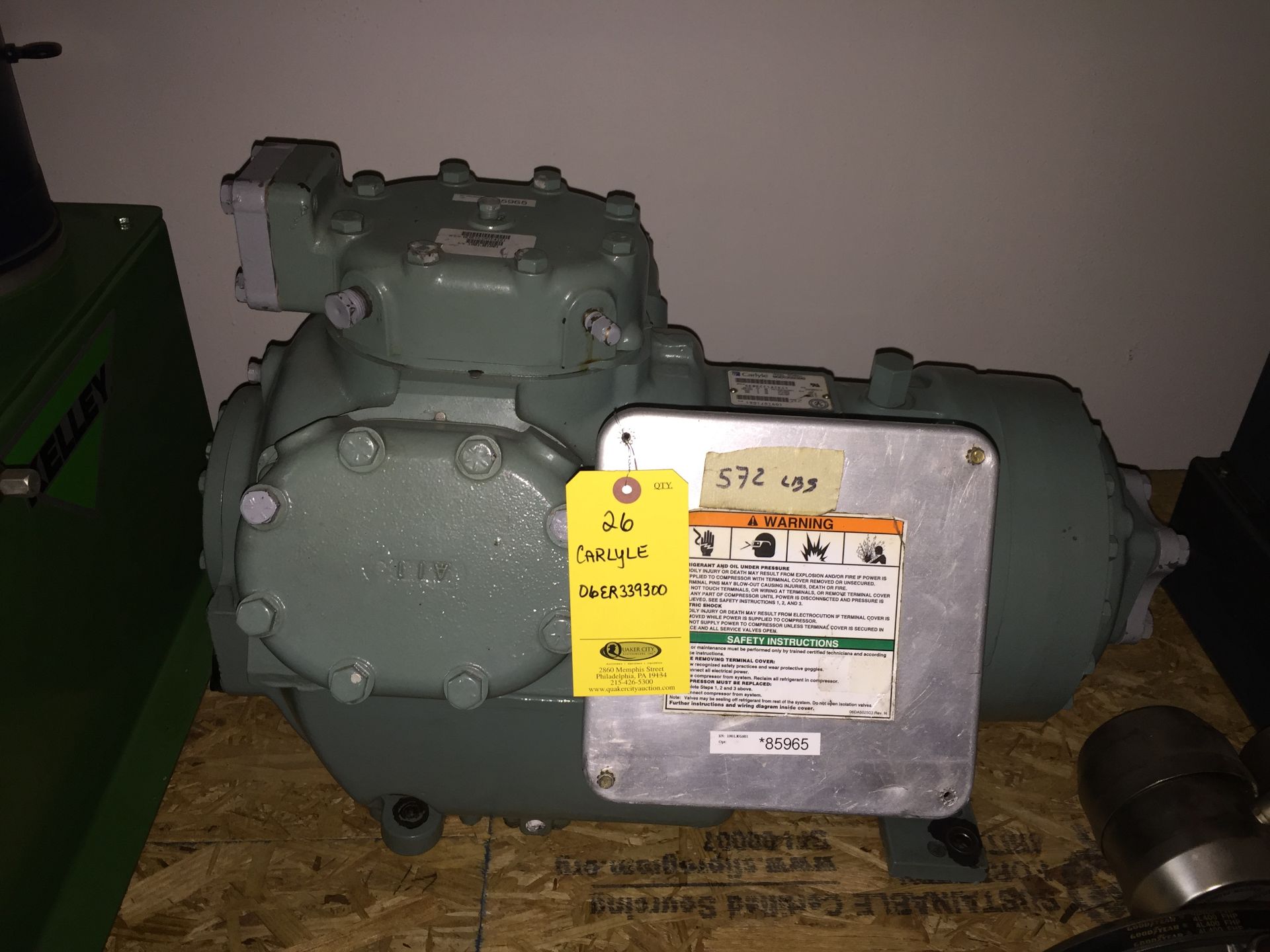 Carlyle 06ER399300 Semi-Hermetic HVAC Compressor