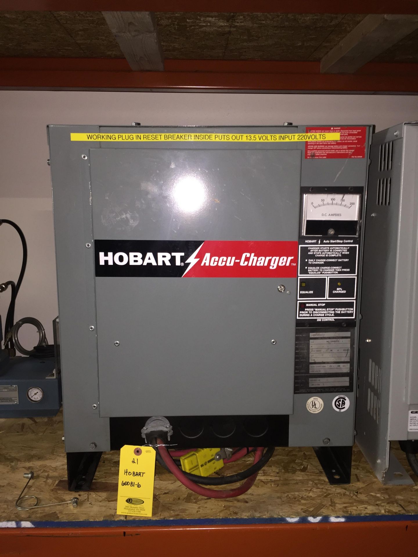 Hobart 600B1-6 Battery Charger