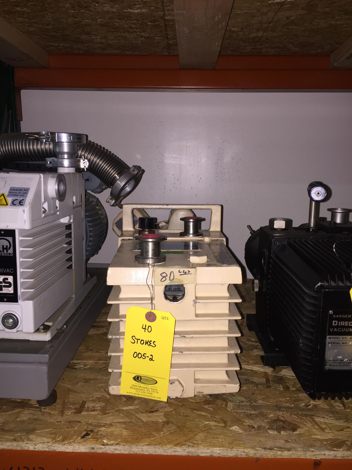 Stokes 005-2 Dual Stage Vacuum Pump