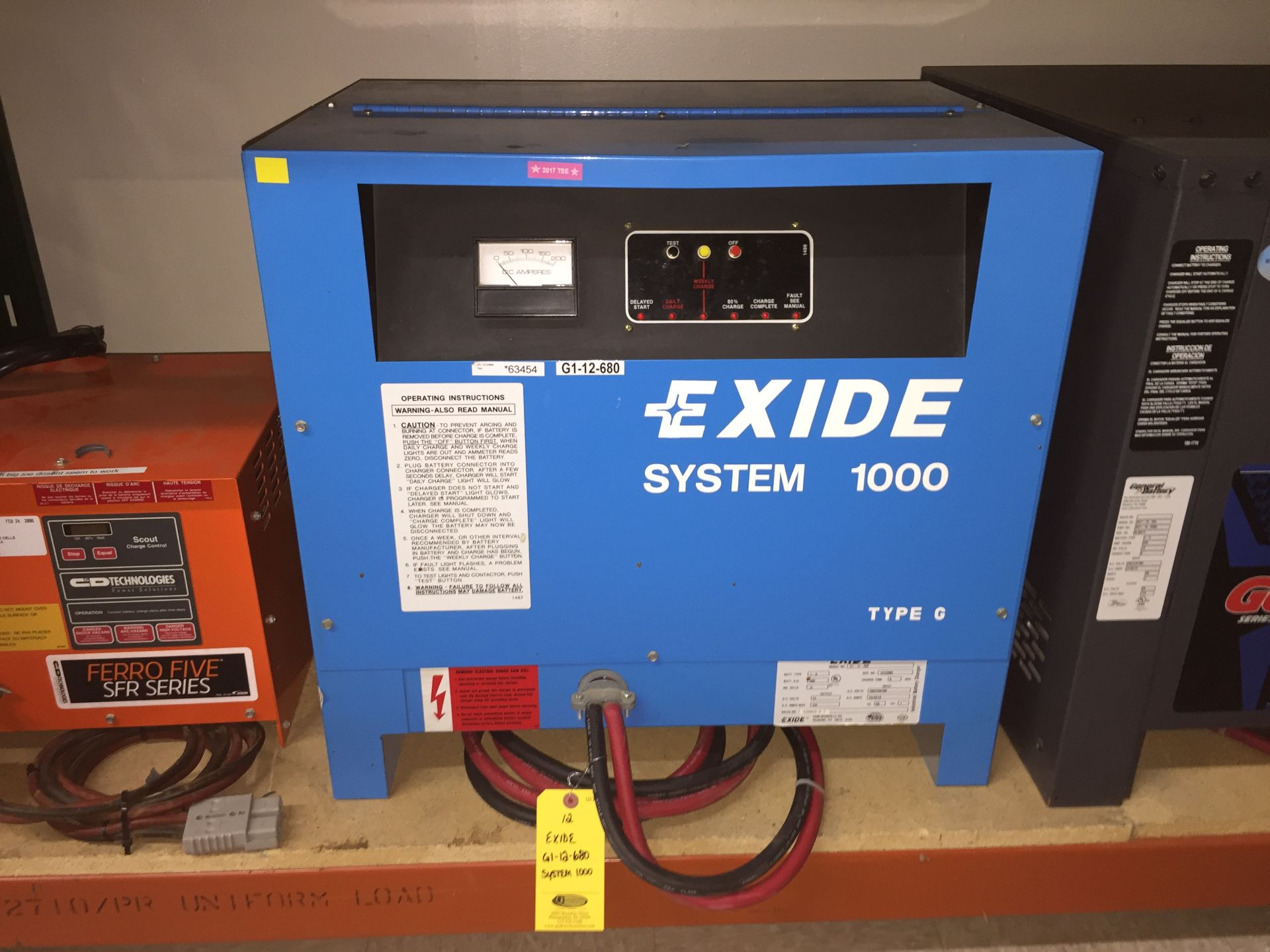 Exide G1-12-680 System 1000 Battery Charger