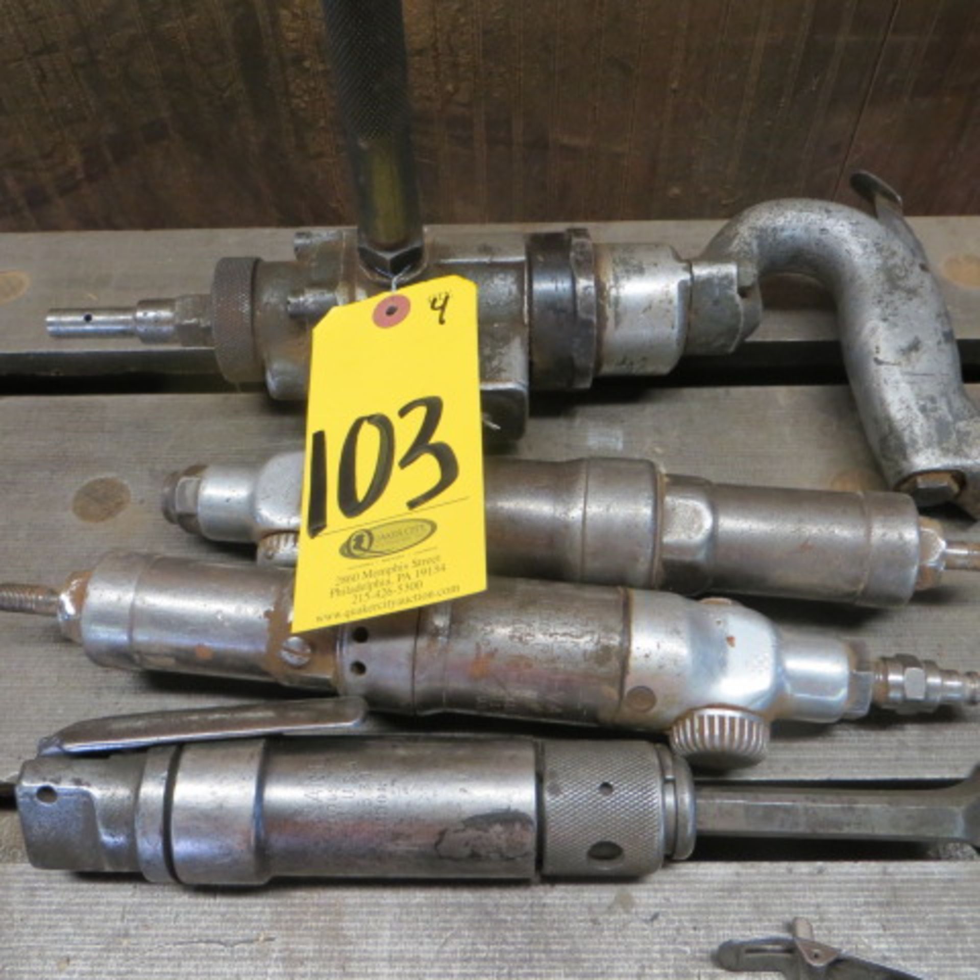 ASSORTED AIR CHISELS & GRINDERS