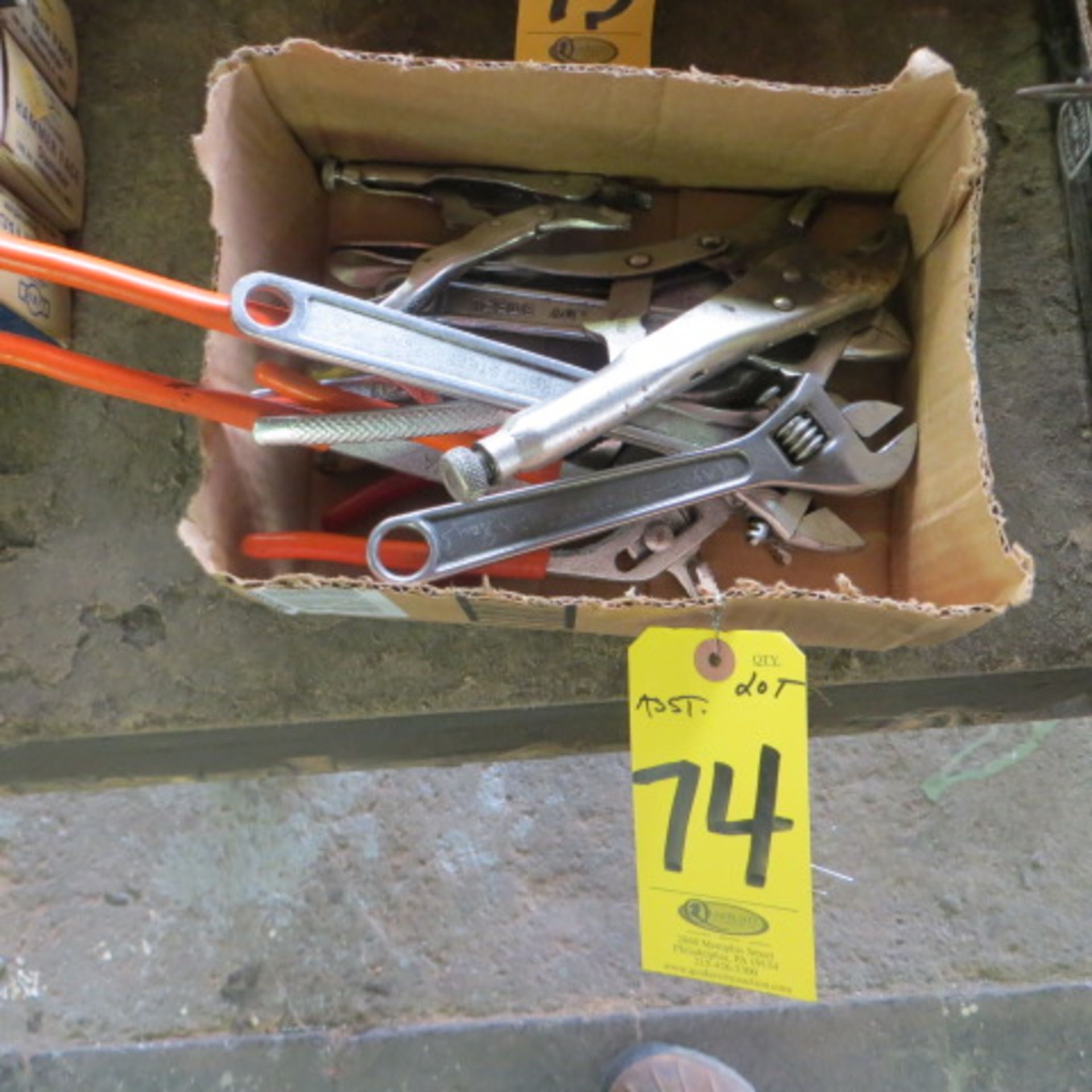 ASSORTED PLIERS & ADJUSTABLE WRENCHES