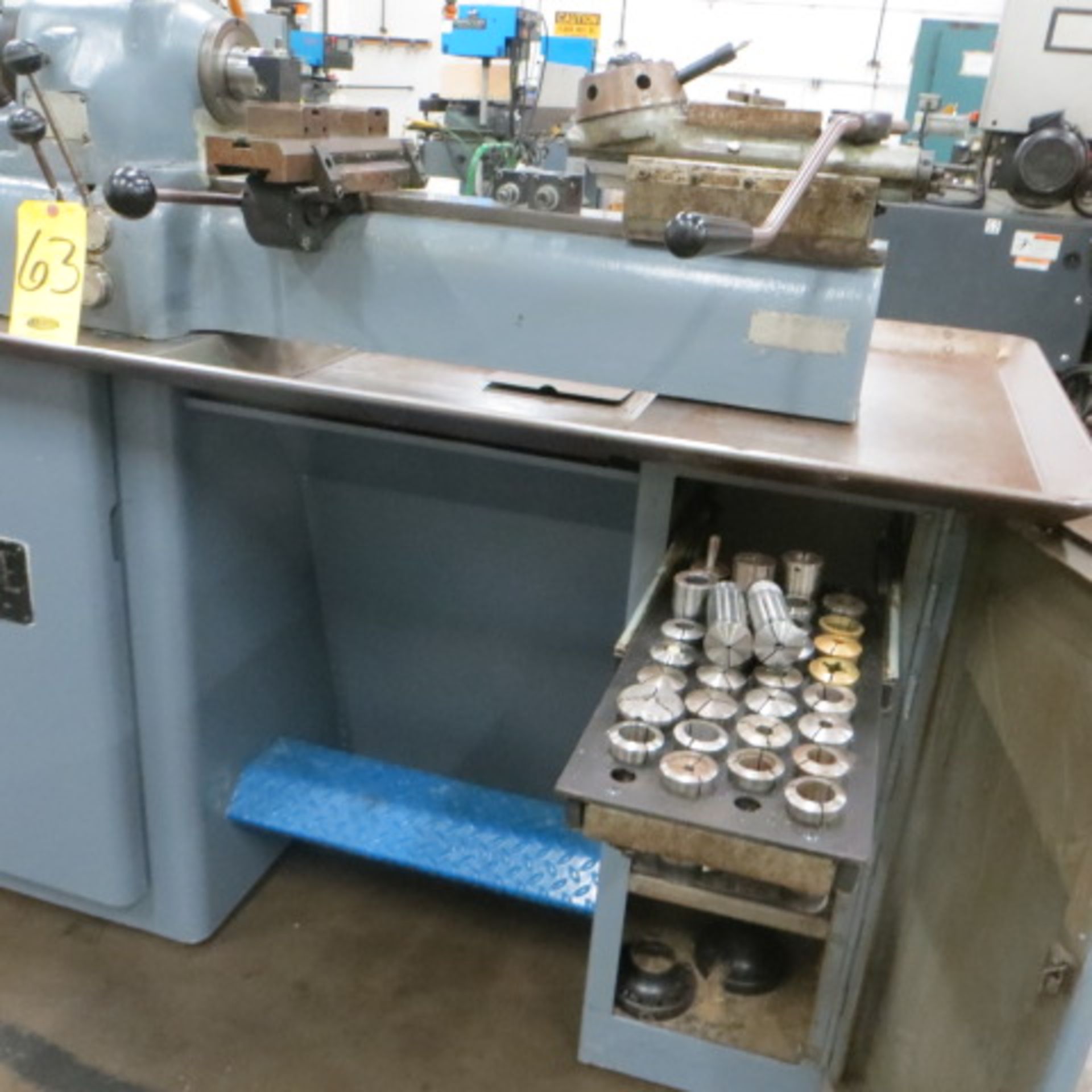 HARDINGE DSM-59 2ND OPERATION LATHE, S/N DV-59-12692, QUIK CHANGE 5C SPDL., COLLETS - Image 2 of 2