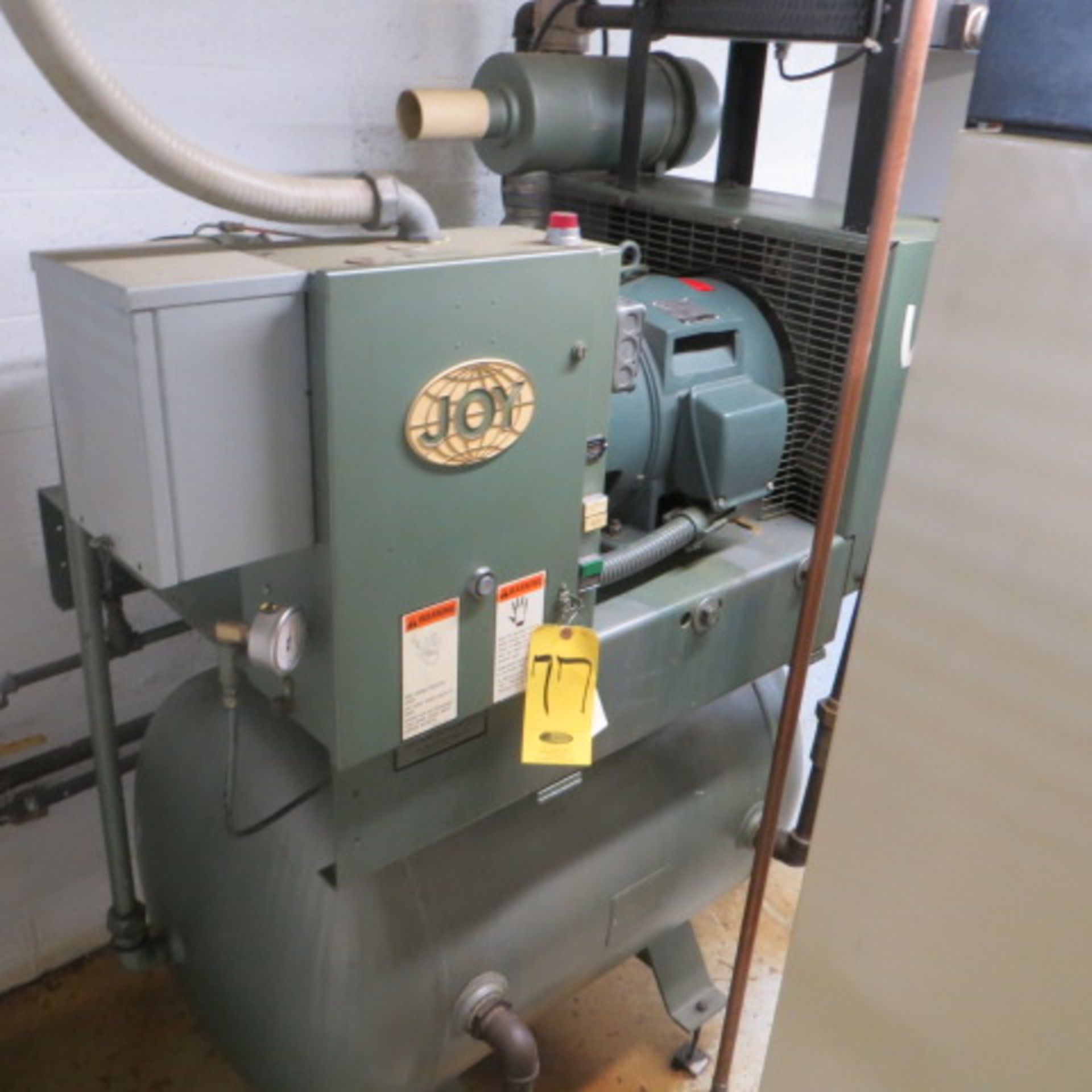 JOY TWISTAIR ROTARY SCREW AIR COMPRESSOR, 25 HP, S/N 20871, MODEL TA-025TAN2E, 32,603 HRS - Image 2 of 2