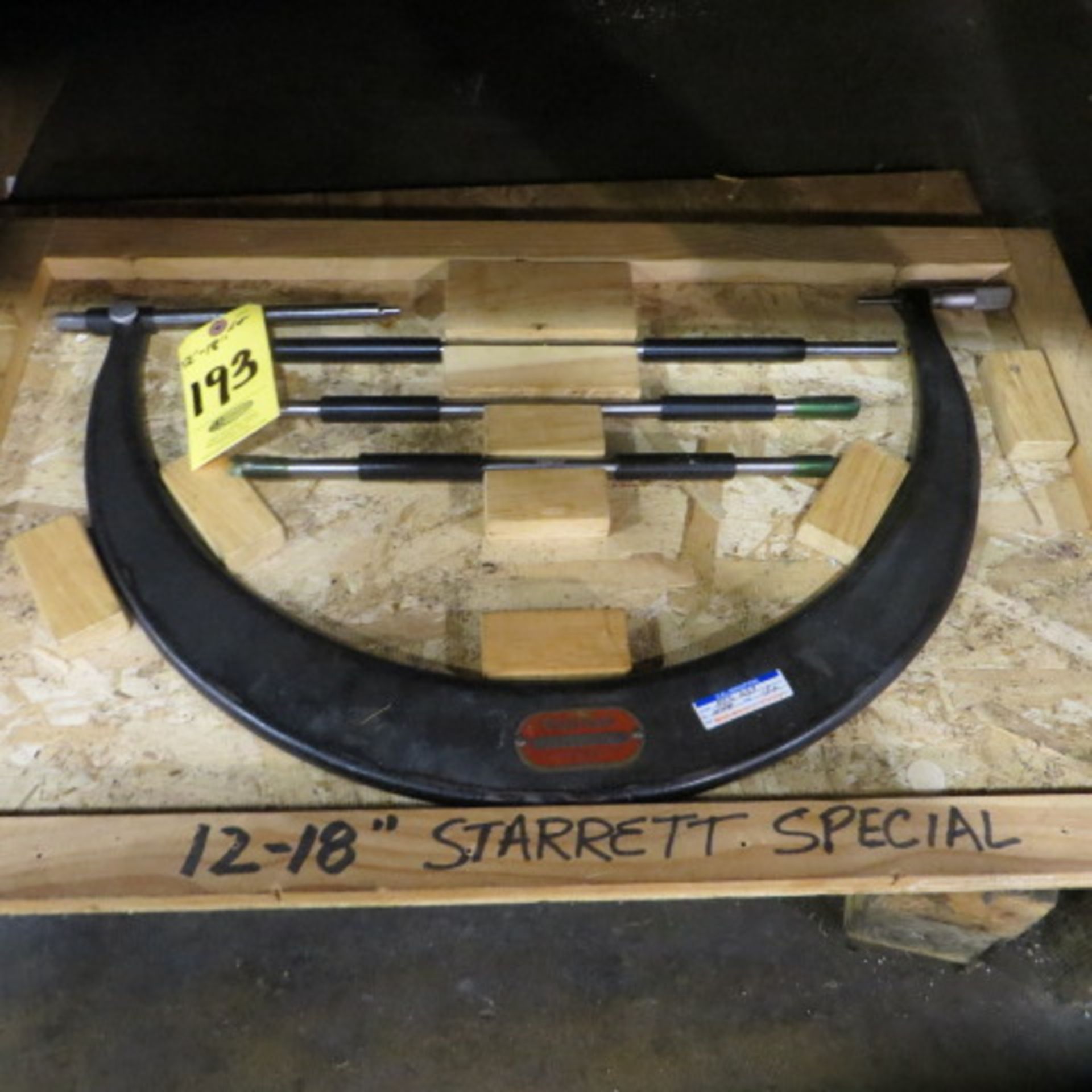 STARRETT 12"-18" SPECIAL MICROMETER