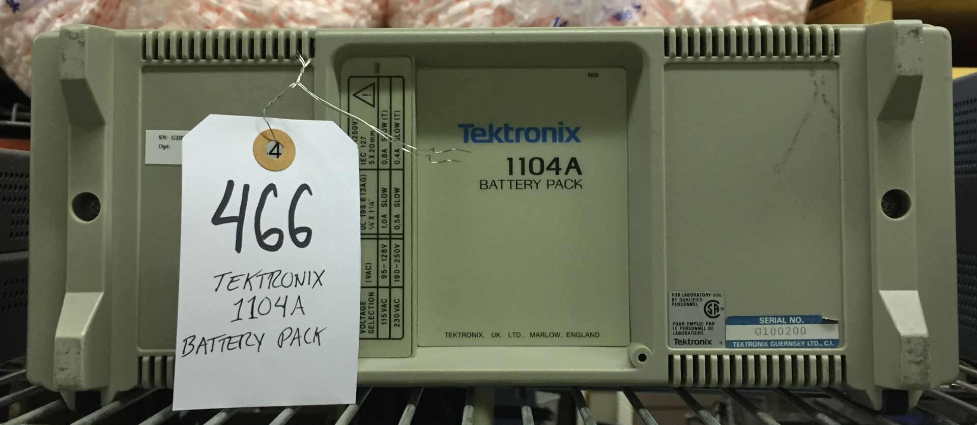 Tektronix 1104A Battery Pack