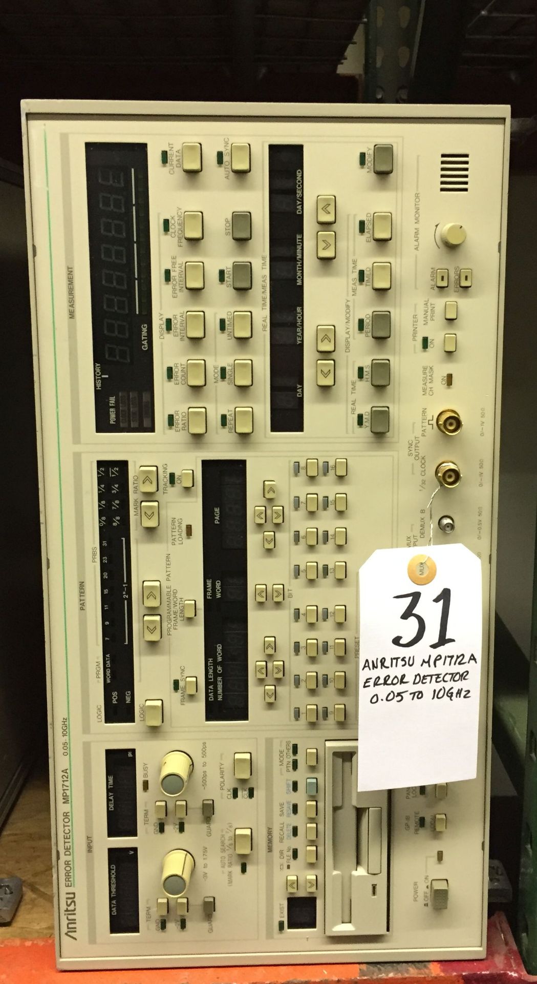 Anritsu MP1712A Error Detector, 0.05 to 10 GHz