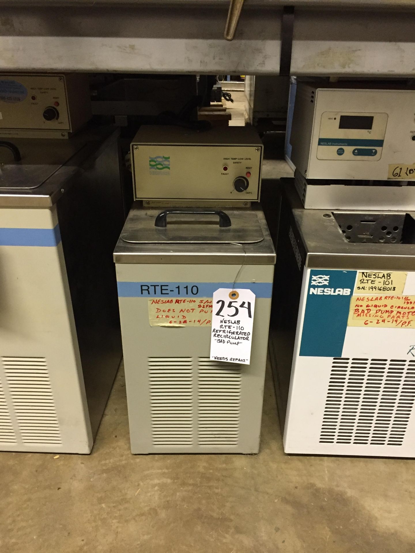 Neslab RTE-110 Refrigerated Recirculator **Bad Pump**