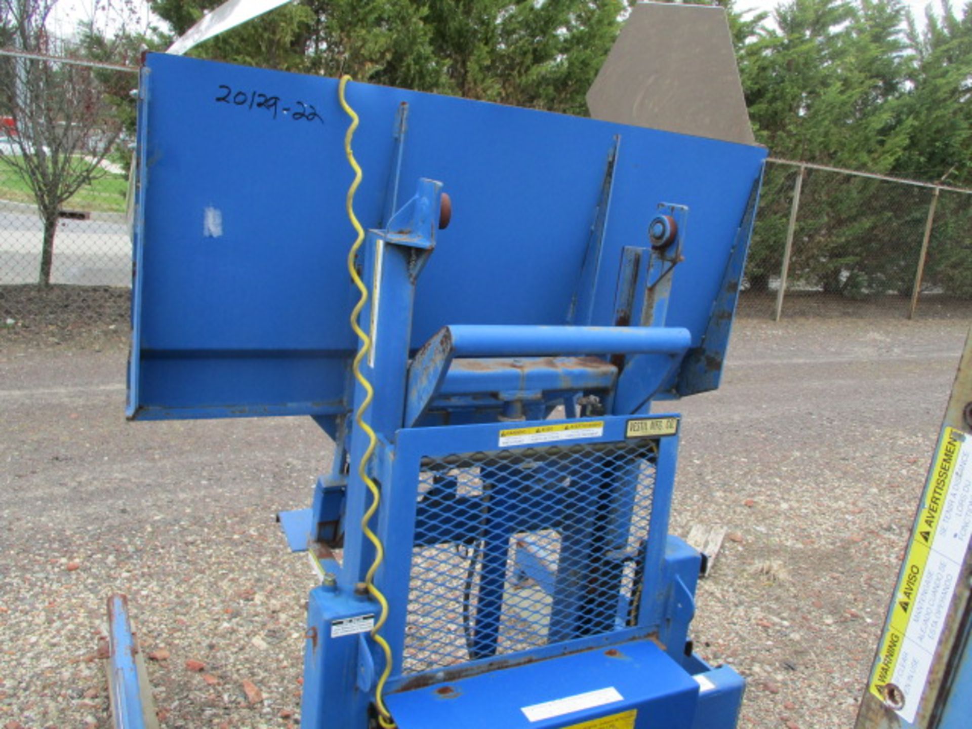 Vestil Manufacturing corp tote cart dumper, new 2003. Model JMD-1000-48/SP - Image 2 of 2