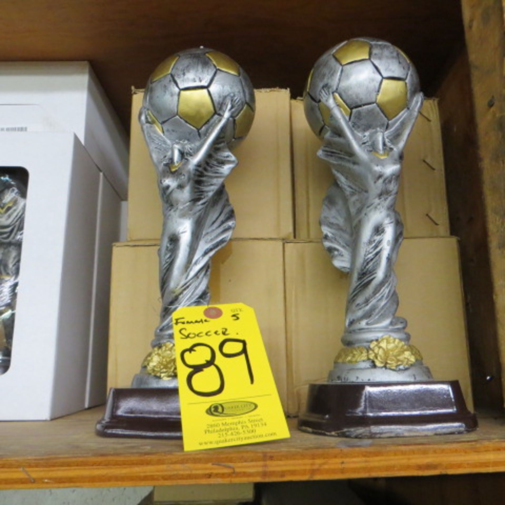 WOMEN'S SOCCER TROPHIES (5)