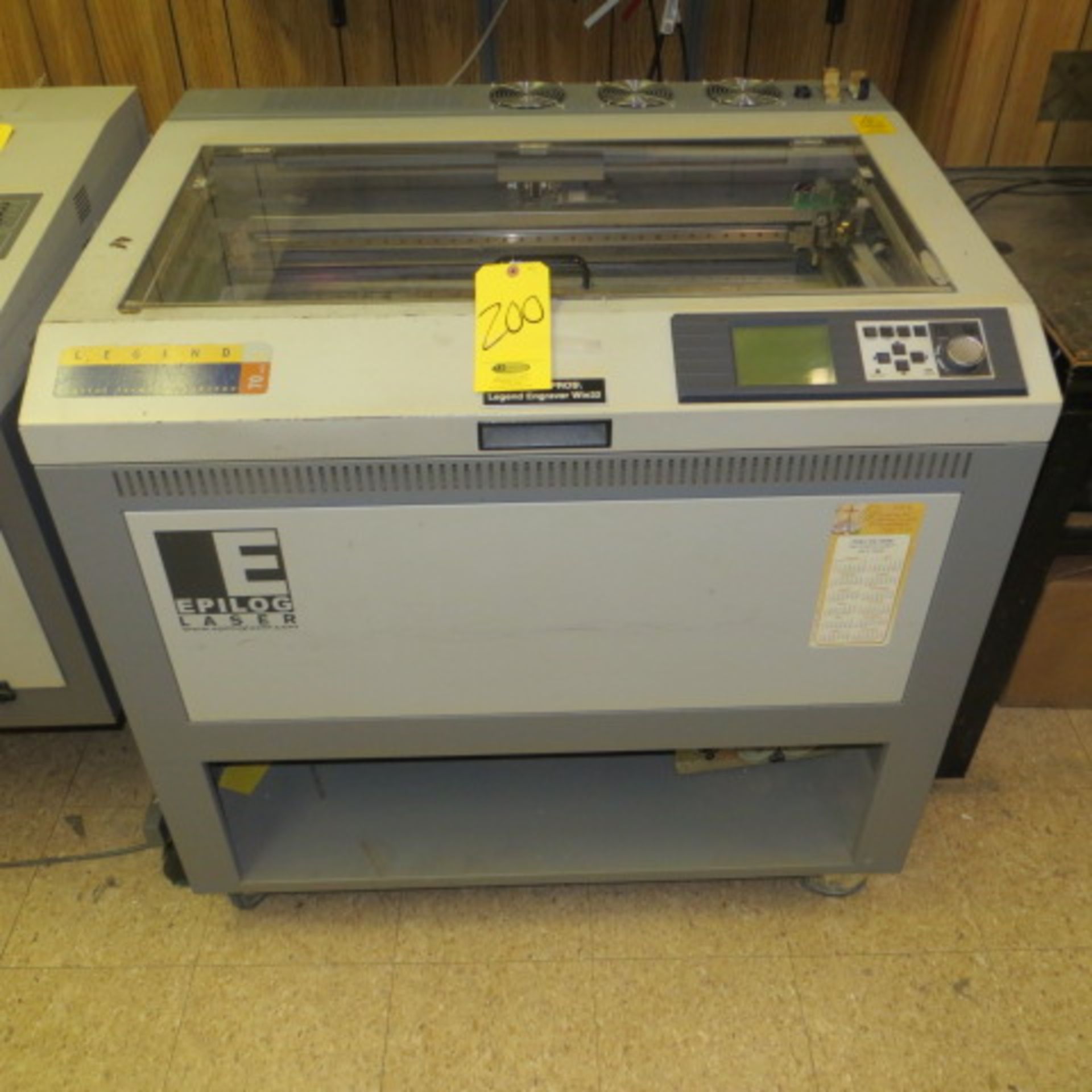 EPILOG LEGEND 32/70 LASER ENGRAVER, 70 WATT, MDL 6070, S/N 02096732