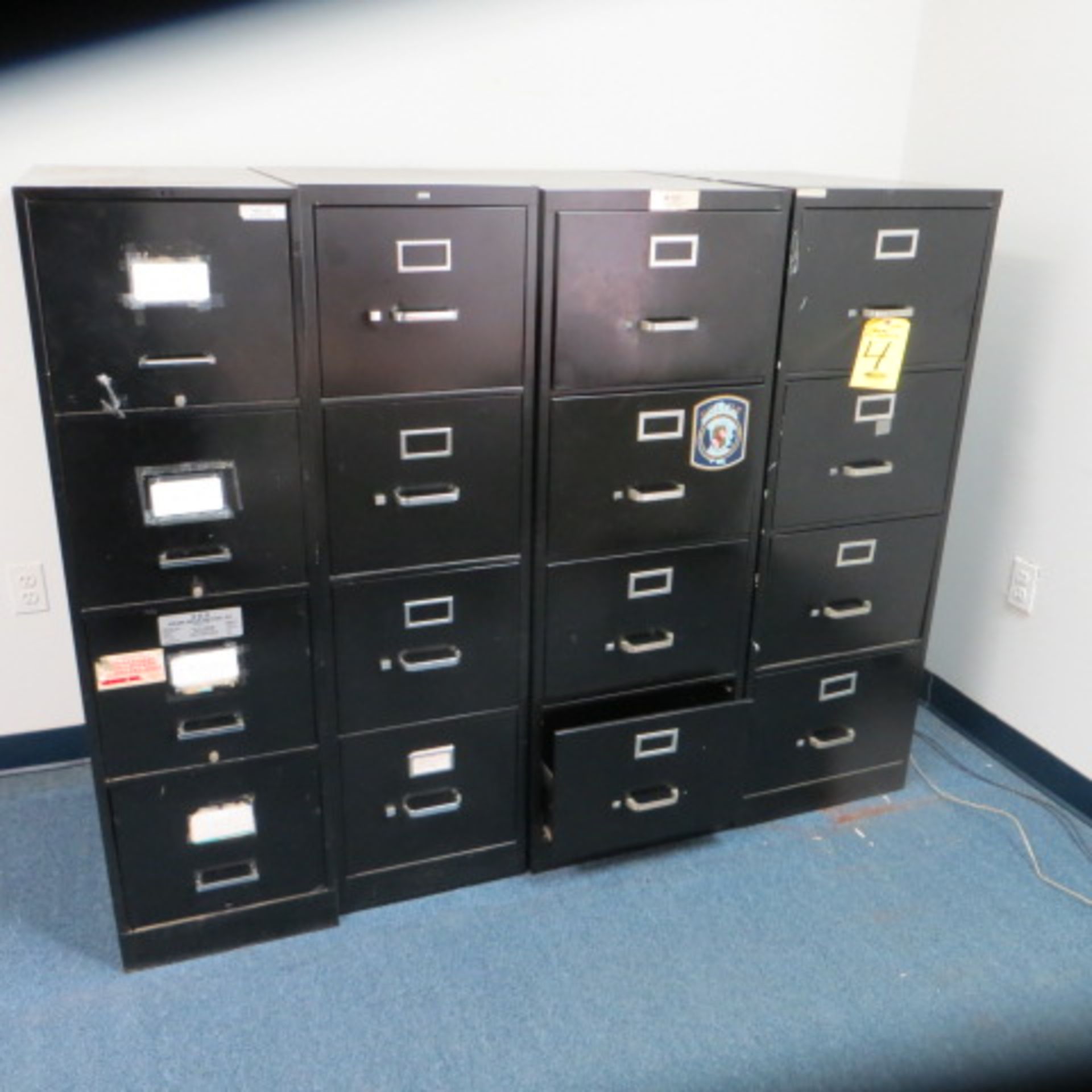 (3) 4-DR LGL & (1) 4-DR LTR FILE CABS