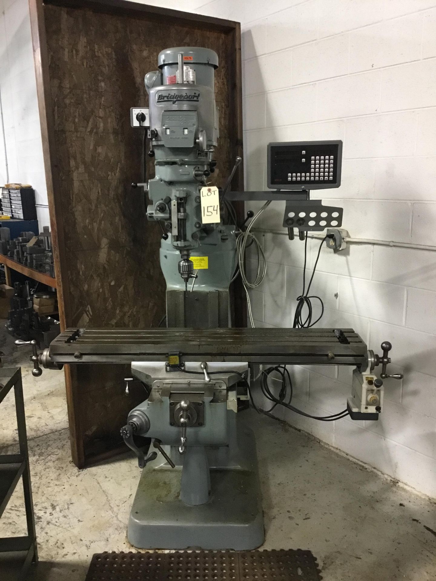 Bridgeport Series 1-2Hp Vertical Milling Machine S/N 12/BR 2818429 with Super Power Table Feed,