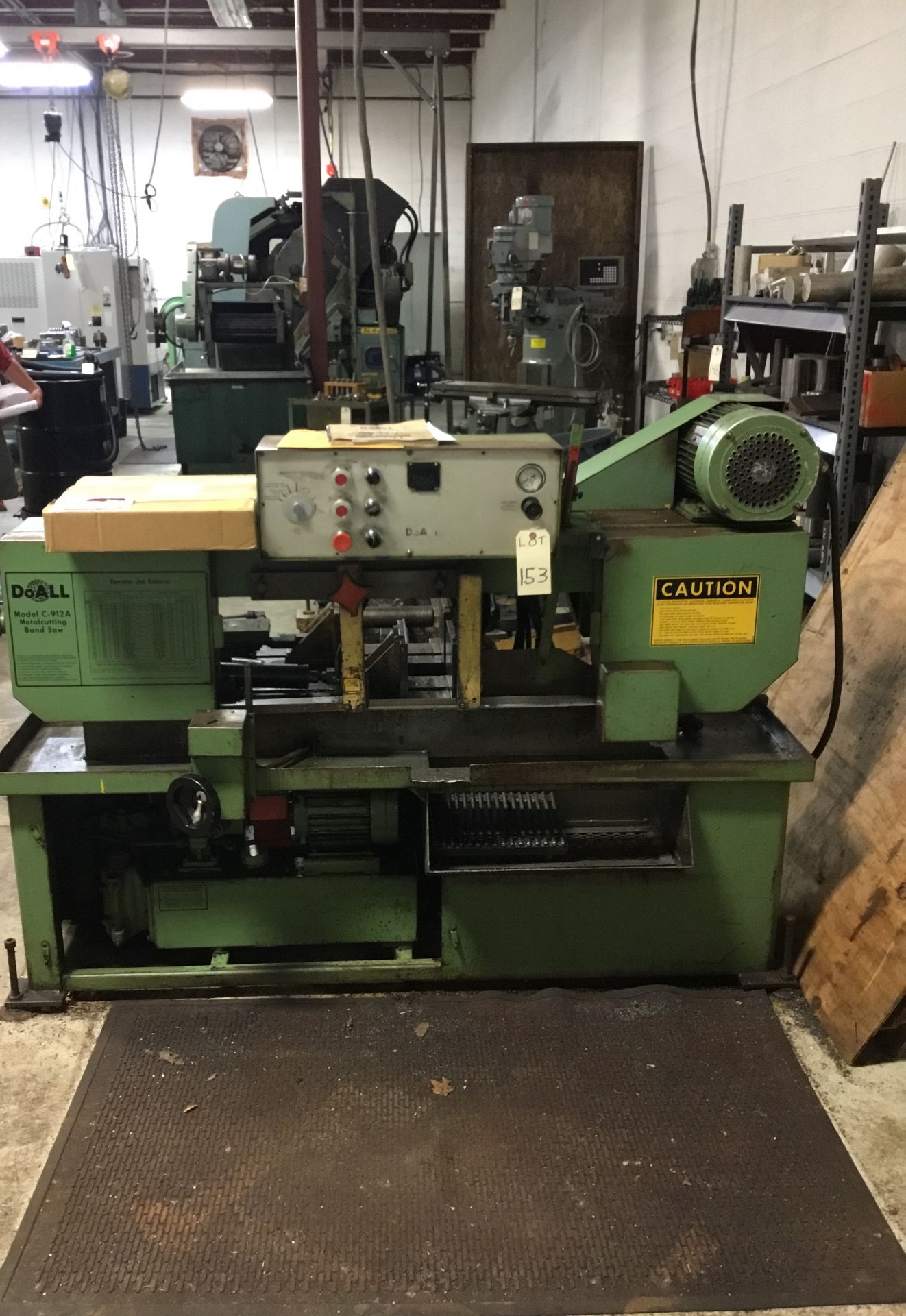 Do All Model C-912A Metal Cutting Saw, Clamping, S/N 368-8251