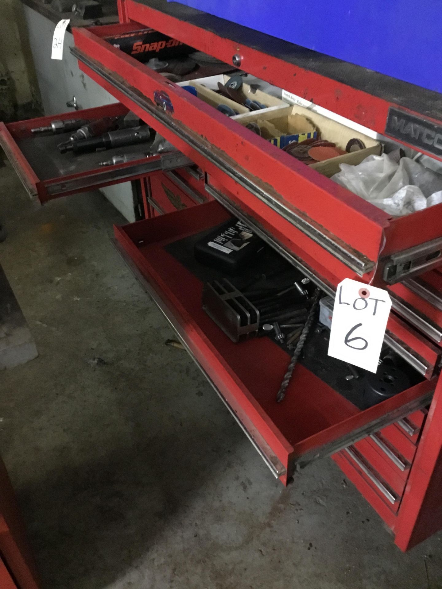 Matco 13 Drawer Tool Cabinet with contents