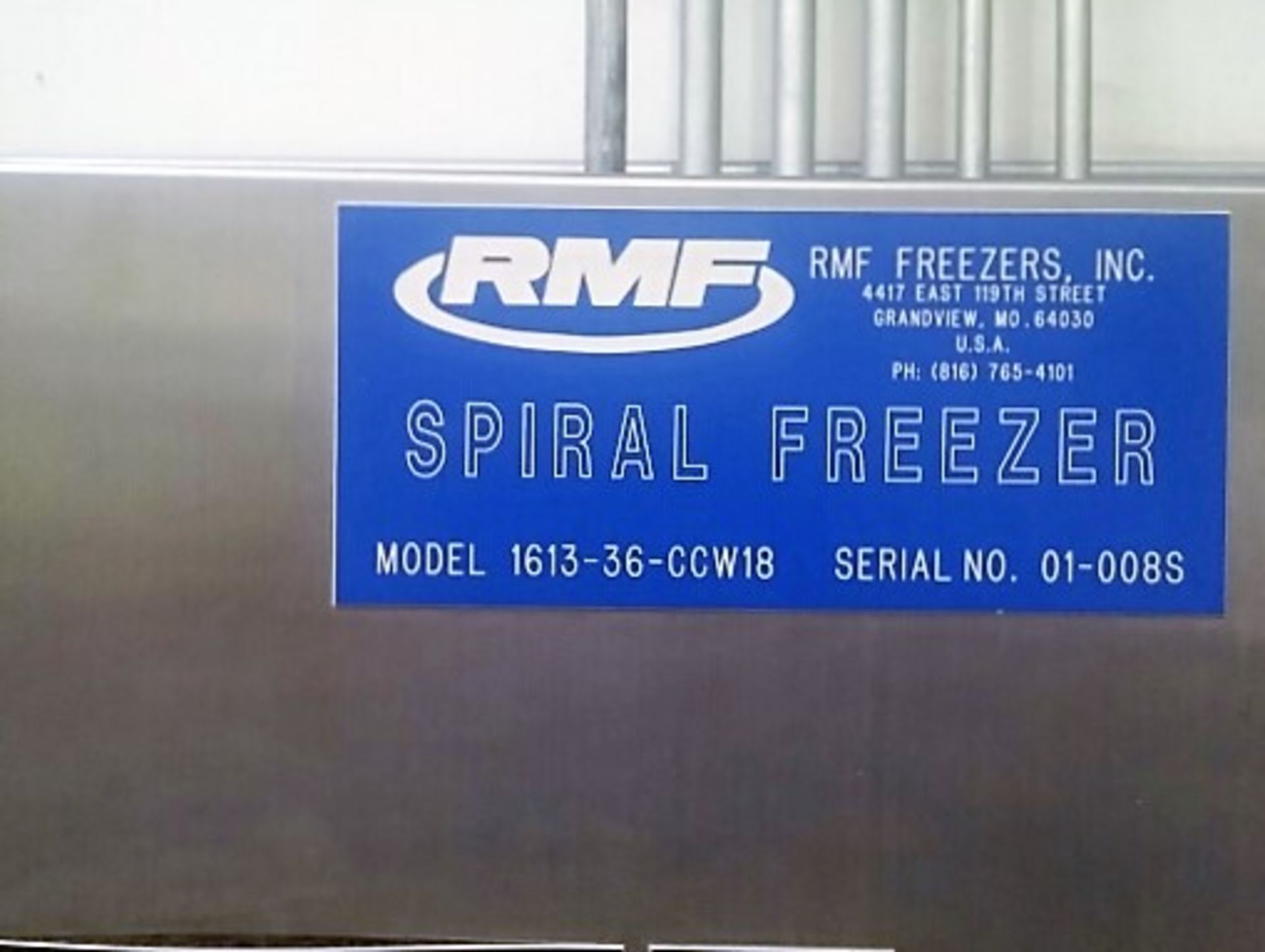 RMF Small Footprint Spiral Freezer - Bild 13 aus 13